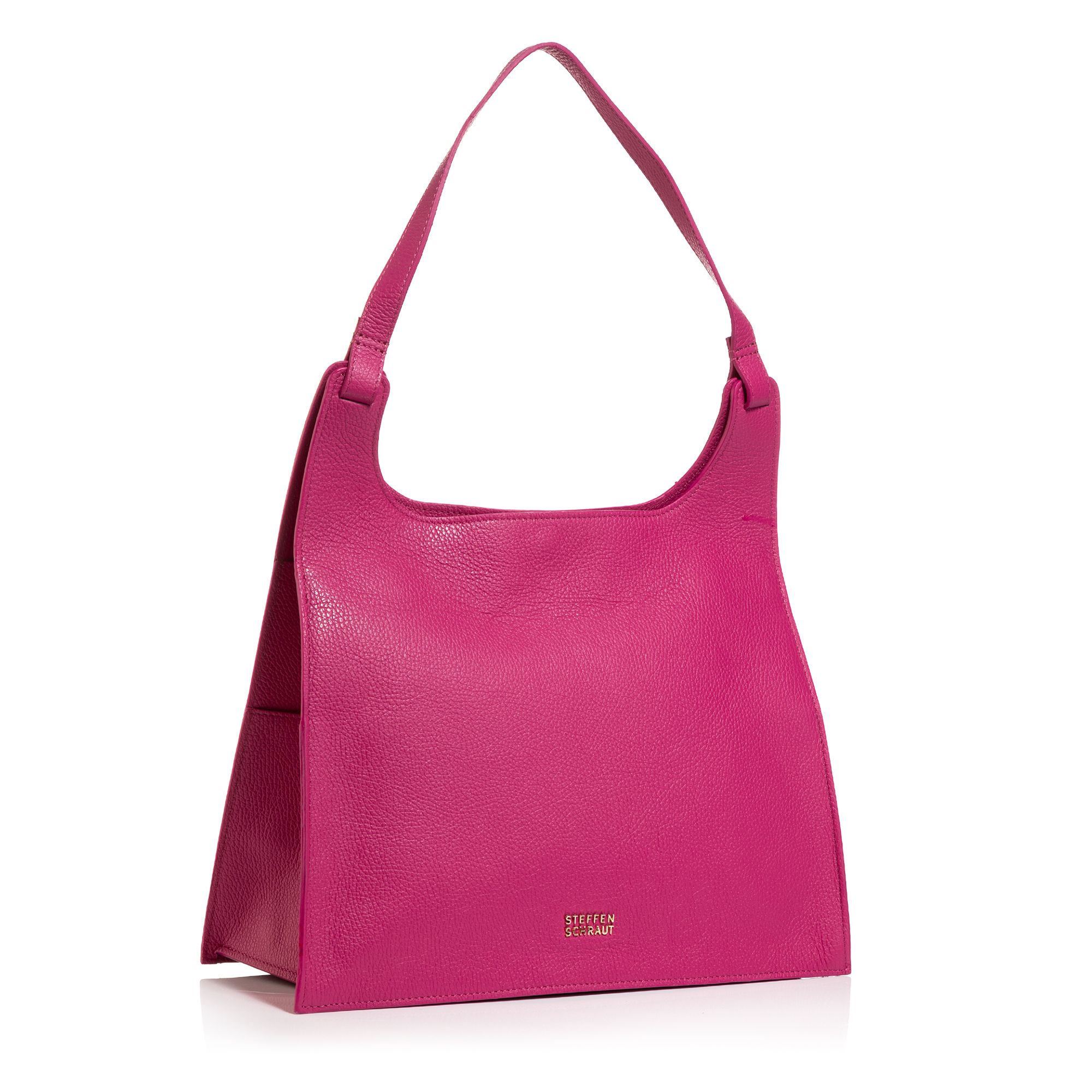 STEFFEN SCHRAUT Schultertasche echt Leder diverse Fächer Made in Italy