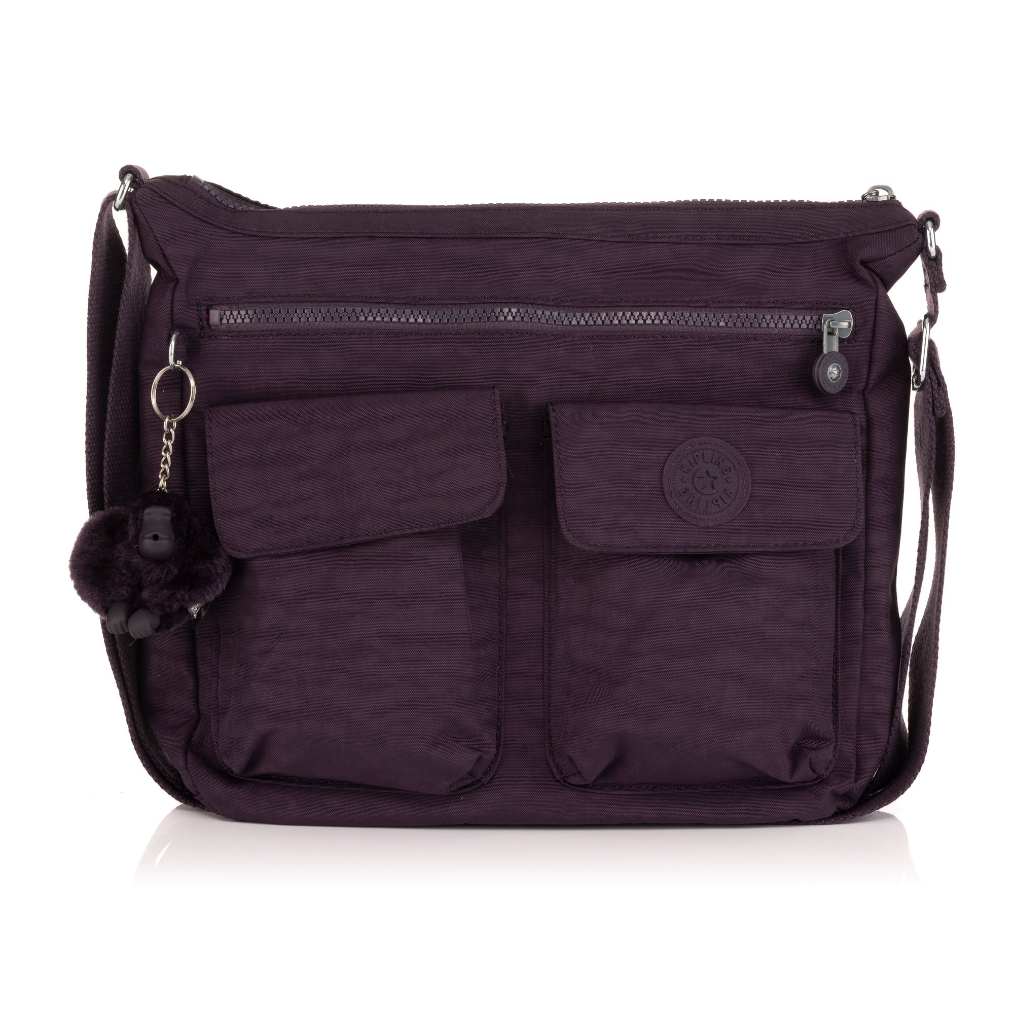 KIPLING® Midi-Umhängetasche Monissa 3 Frontfächer verstellbarer Riemen