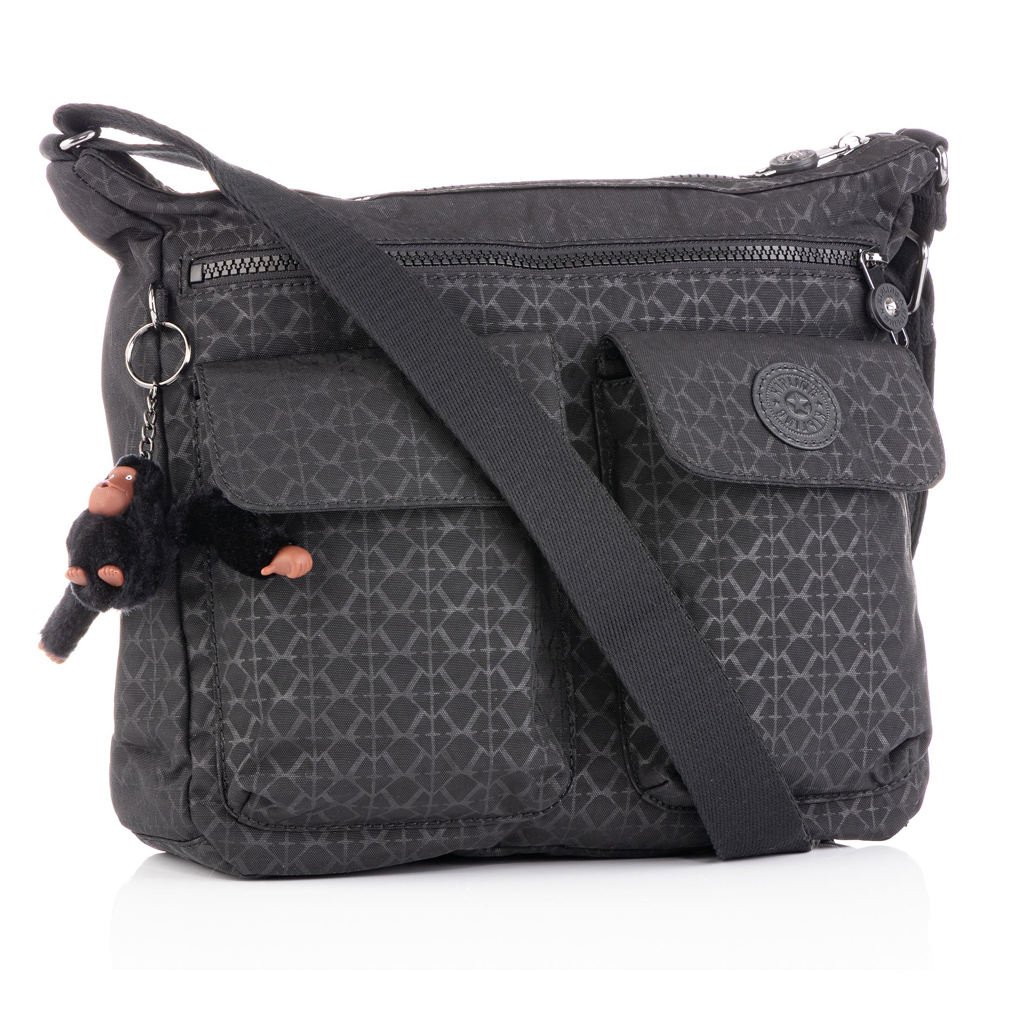 KIPLING® Midi-Umhängetasche Monissa 3 Frontfächer verstellbarer Riemen