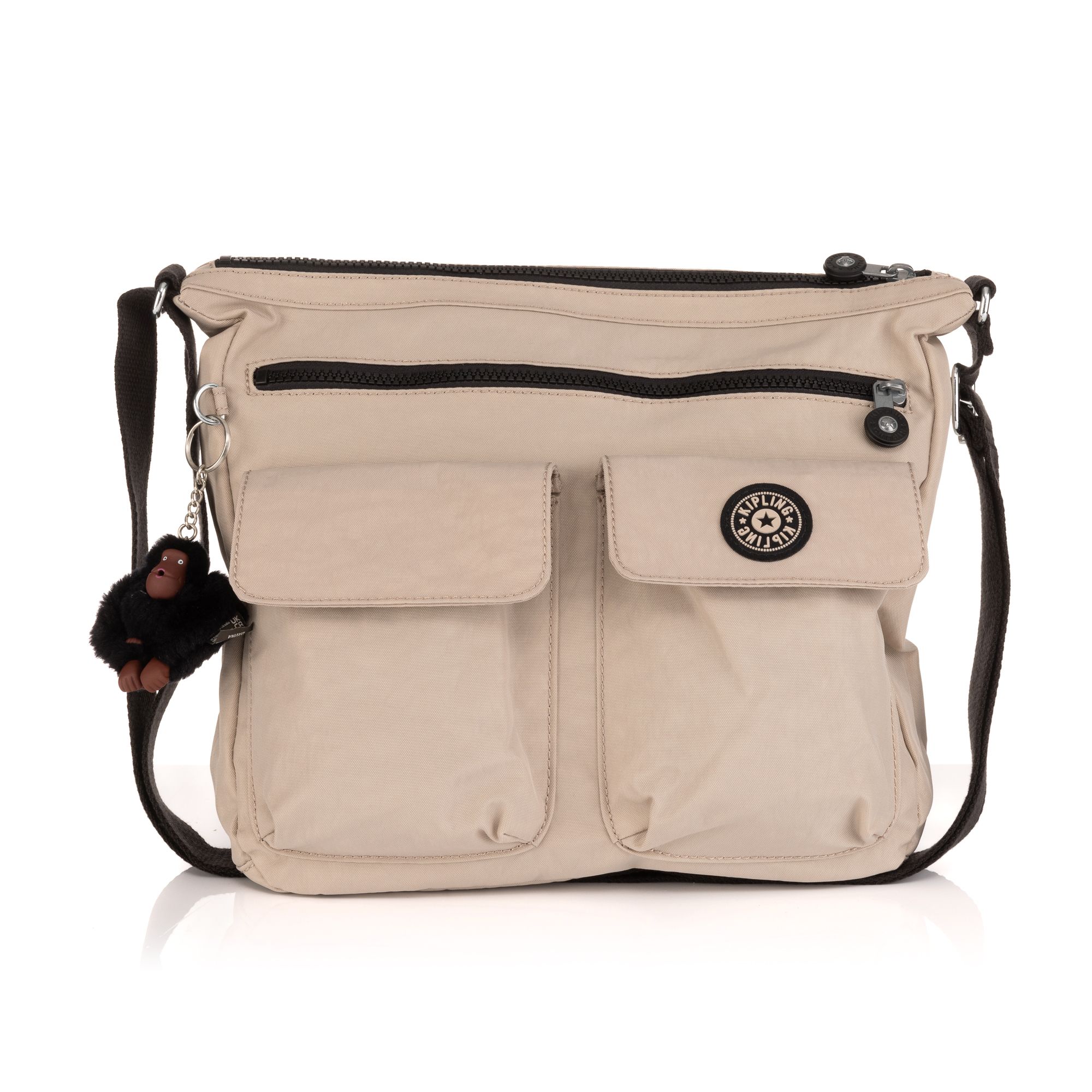 KIPLING® Midi-Umhängetasche Monissa 3 Frontfächer verstellbarer Riemen