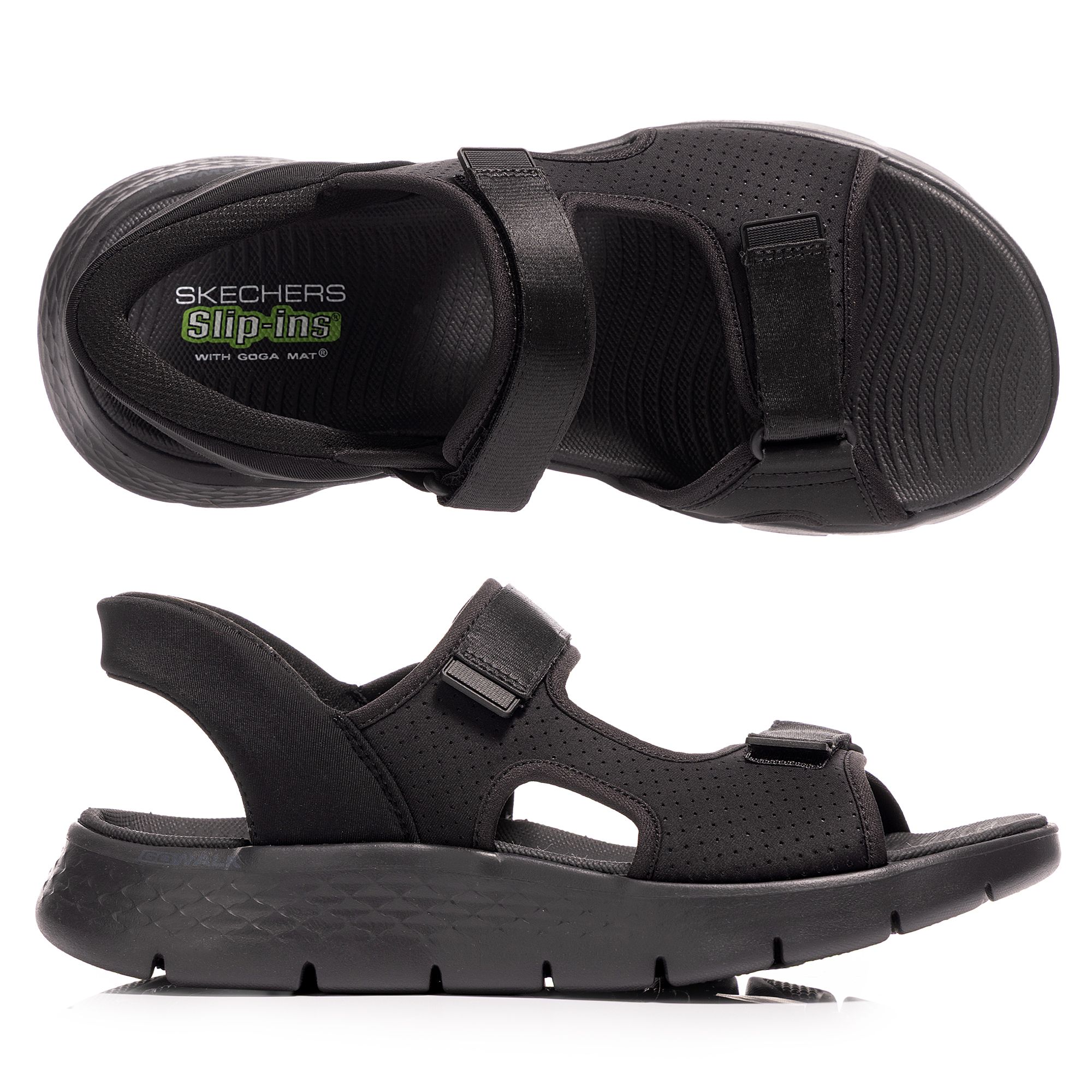SKECHERS Herren-Sandalette Go Flex Sandal-Easy verstl. Riemen Hands Free Slip-ins®