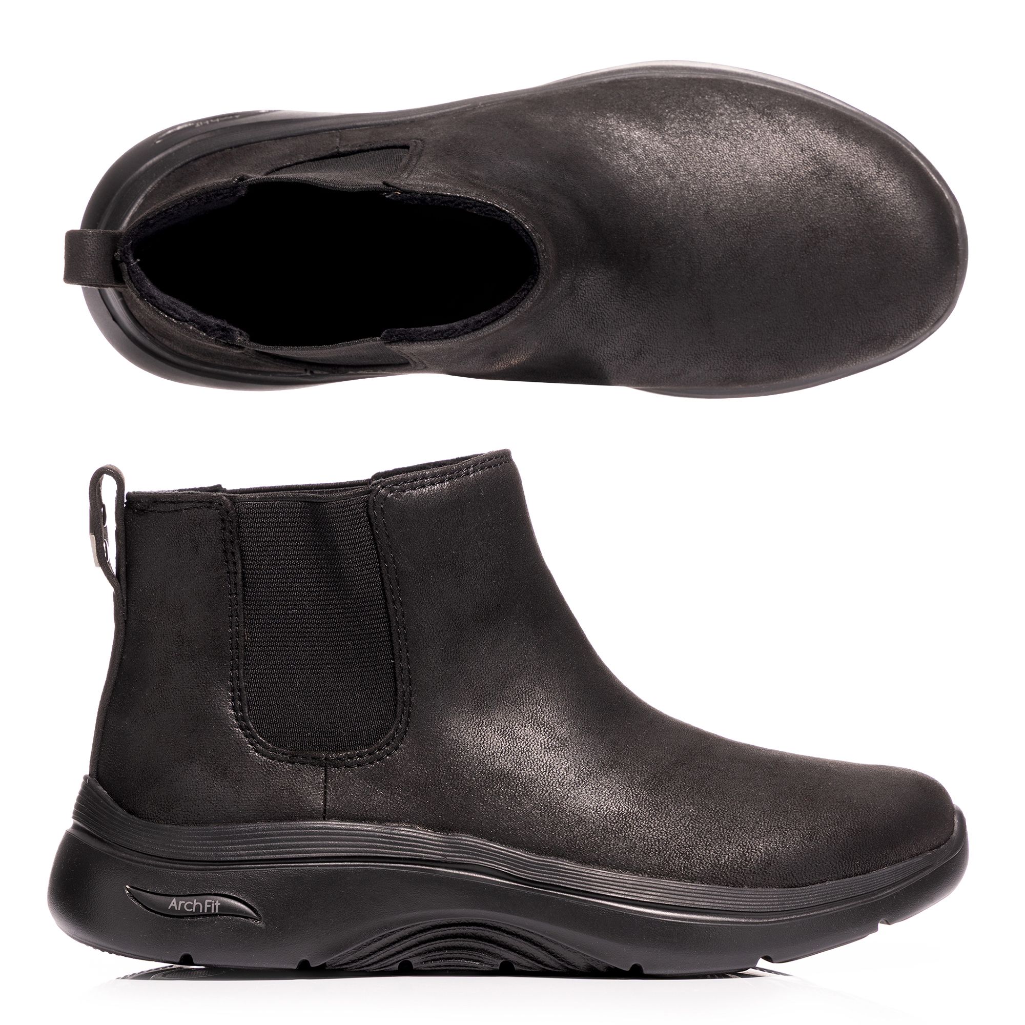 SKECHERS Damen-Stiefelette Go Walk Arch Fit 2.0 seitl.Elastikeinsätze Arch Fit®-Innensohle