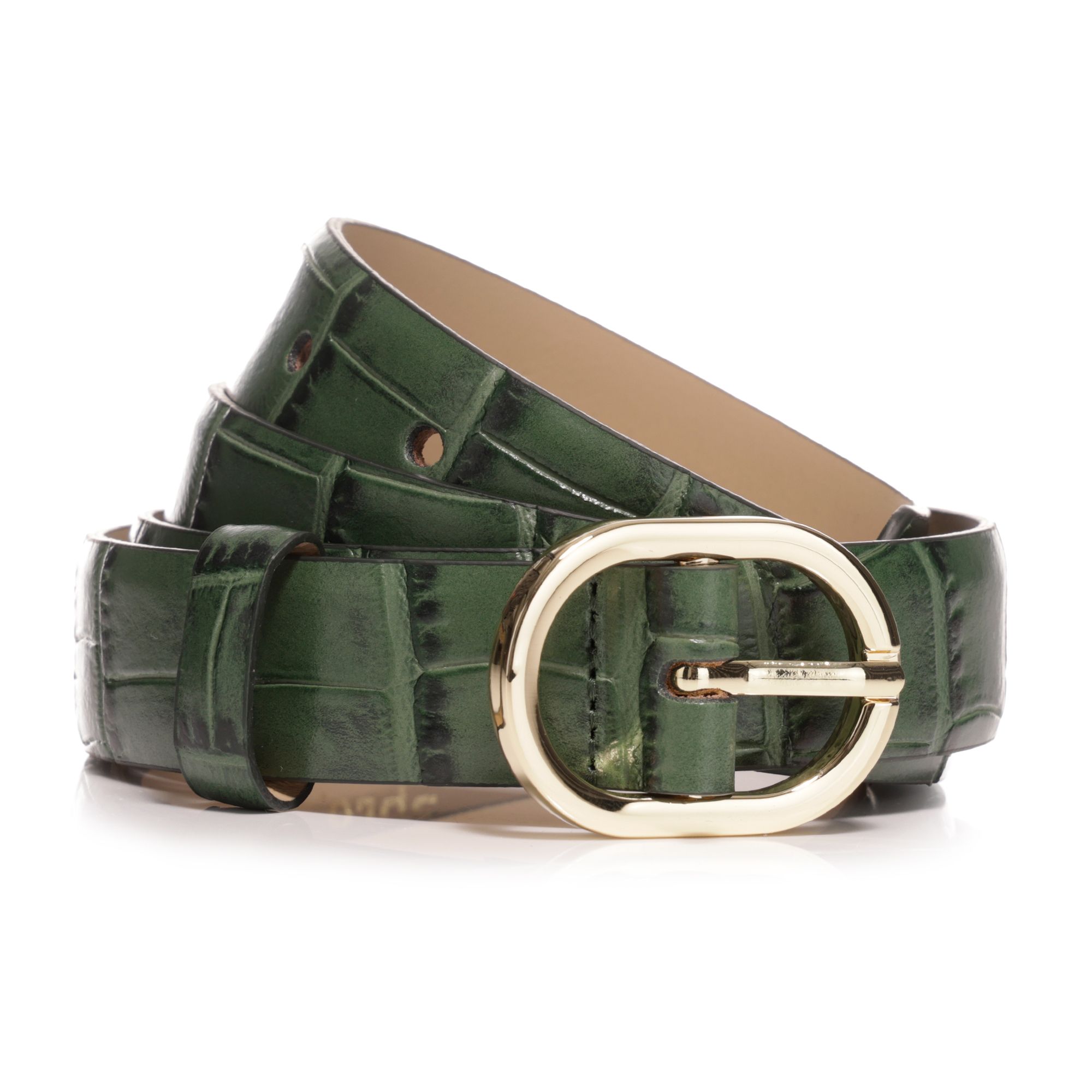 STEFFEN SCHRAUT by Abro Gürtel Kroko-Optik Made in Italy