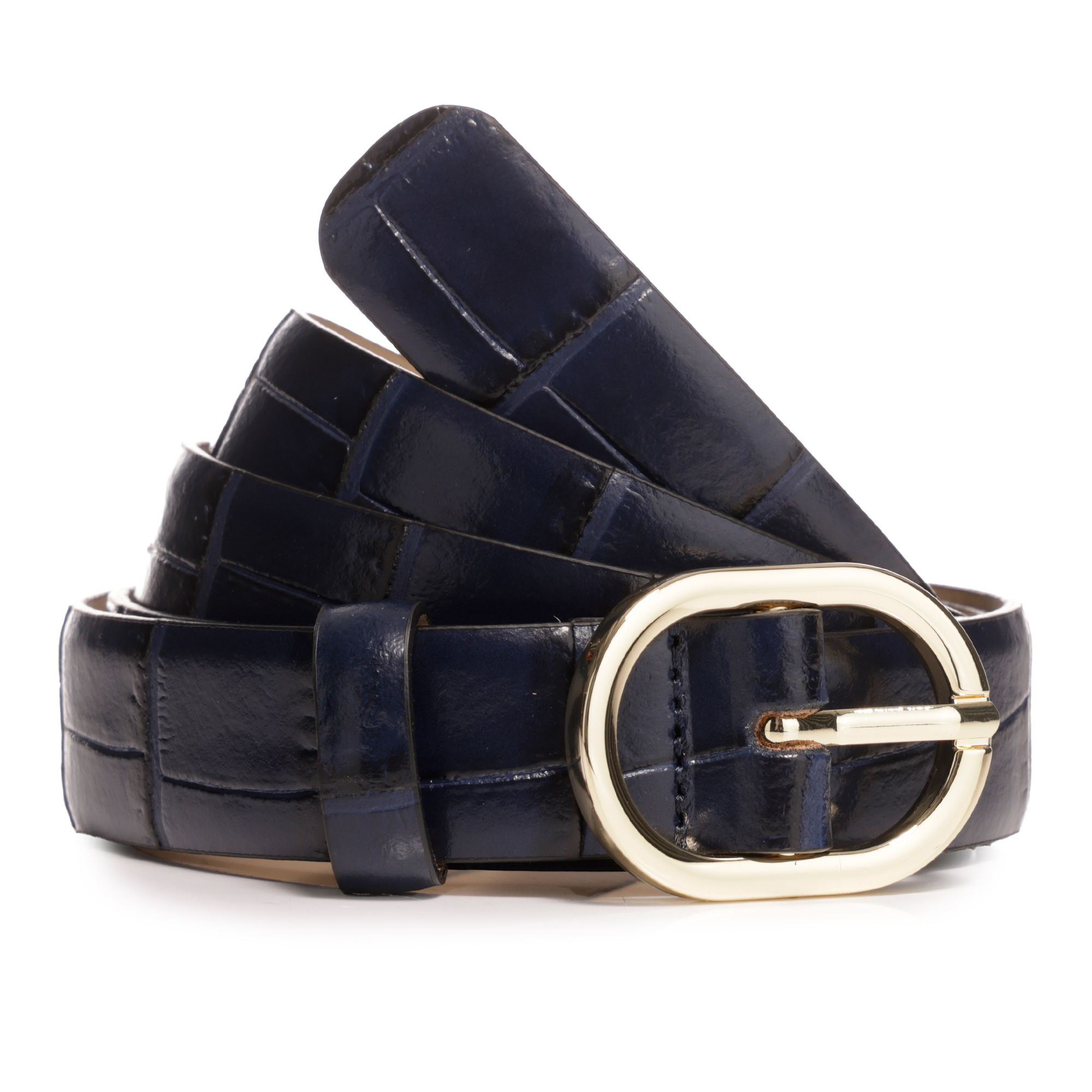 STEFFEN SCHRAUT by Abro Gürtel Kroko-Optik Made in Italy