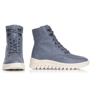 VITAFORM Damen-Stiefelette Hirschleder Reißverschluss Leichtsohle
