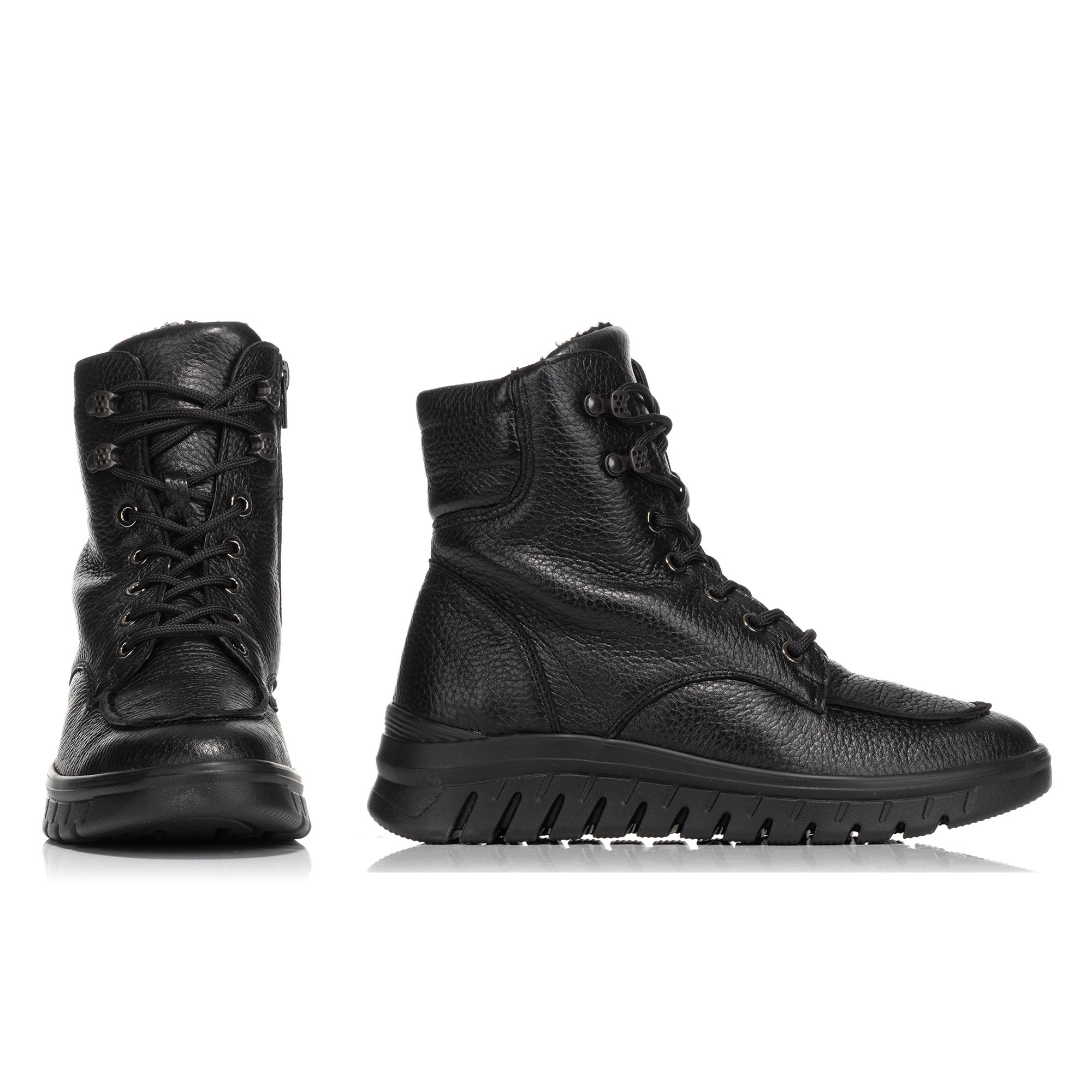 VITAFORM Damen-Stiefelette Hirschleder Reißverschluss Leichtsohle