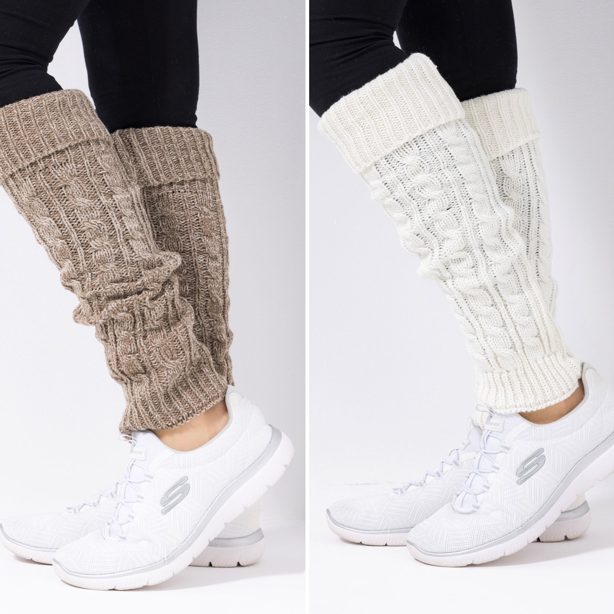 MUK LUKs Strick-Stulpen Umschlag 2tlg. Set Einheitsgröße