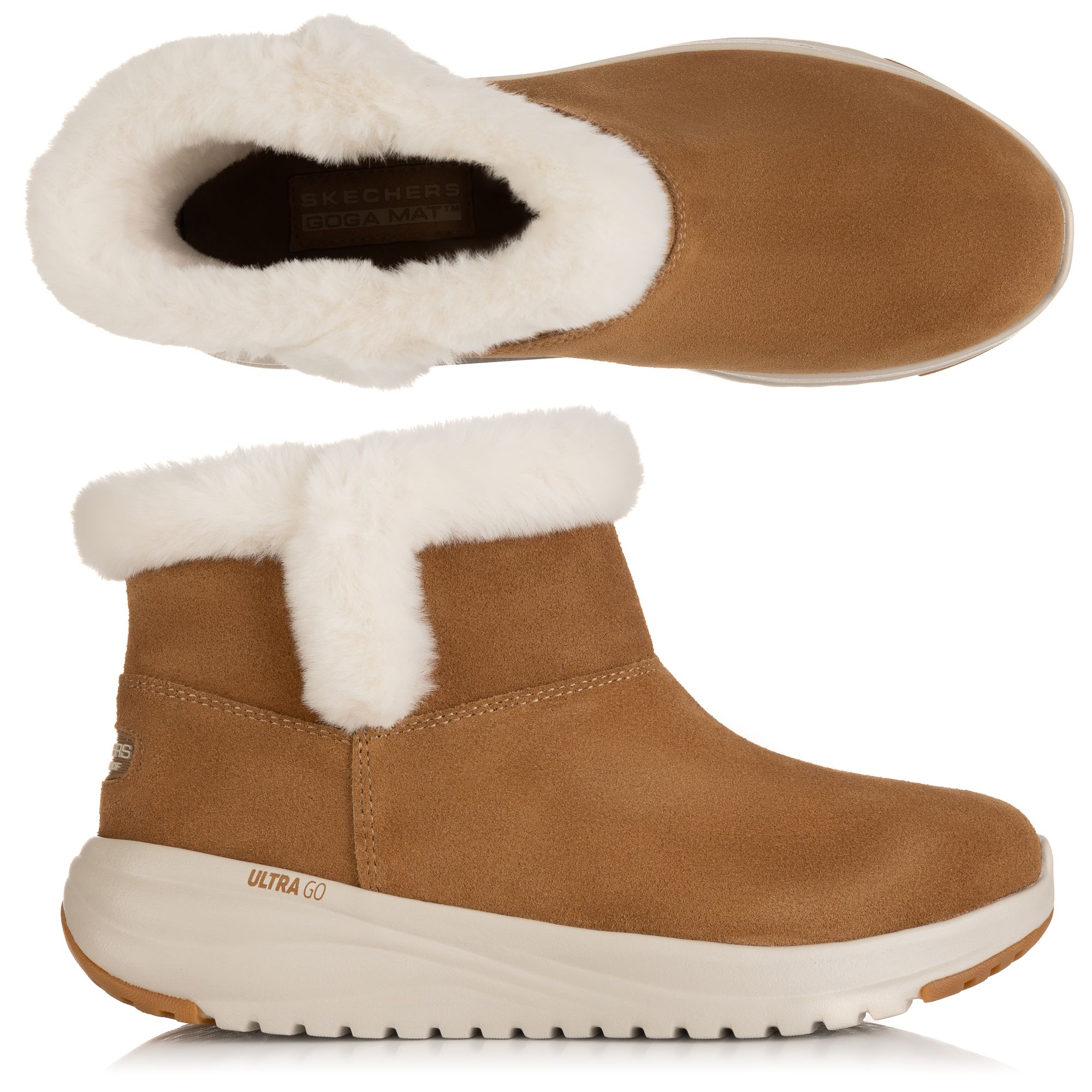 SKECHERS Damen-Stiefelette On the Go Stellar Materialmix Goga Mat™ Innensohle