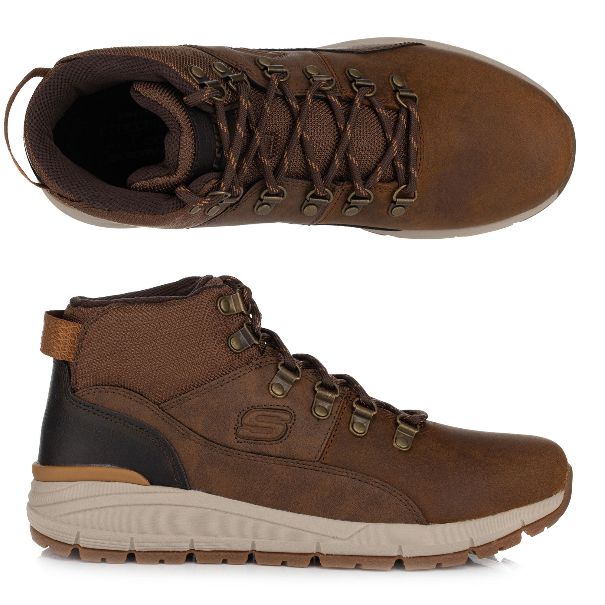 SKECHERS Herren Stiefelette Merix Echt Leder Memory Foam QVC de