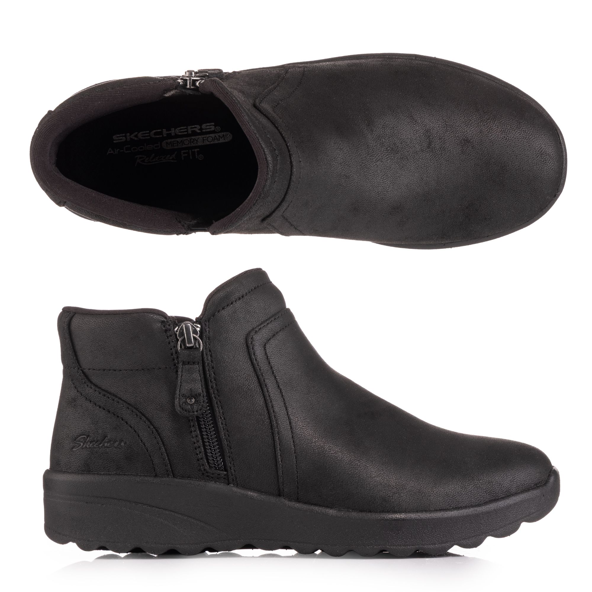 SKECHERS Damen-Bootie Lovely Vibe Reißverschluss Memory Foam