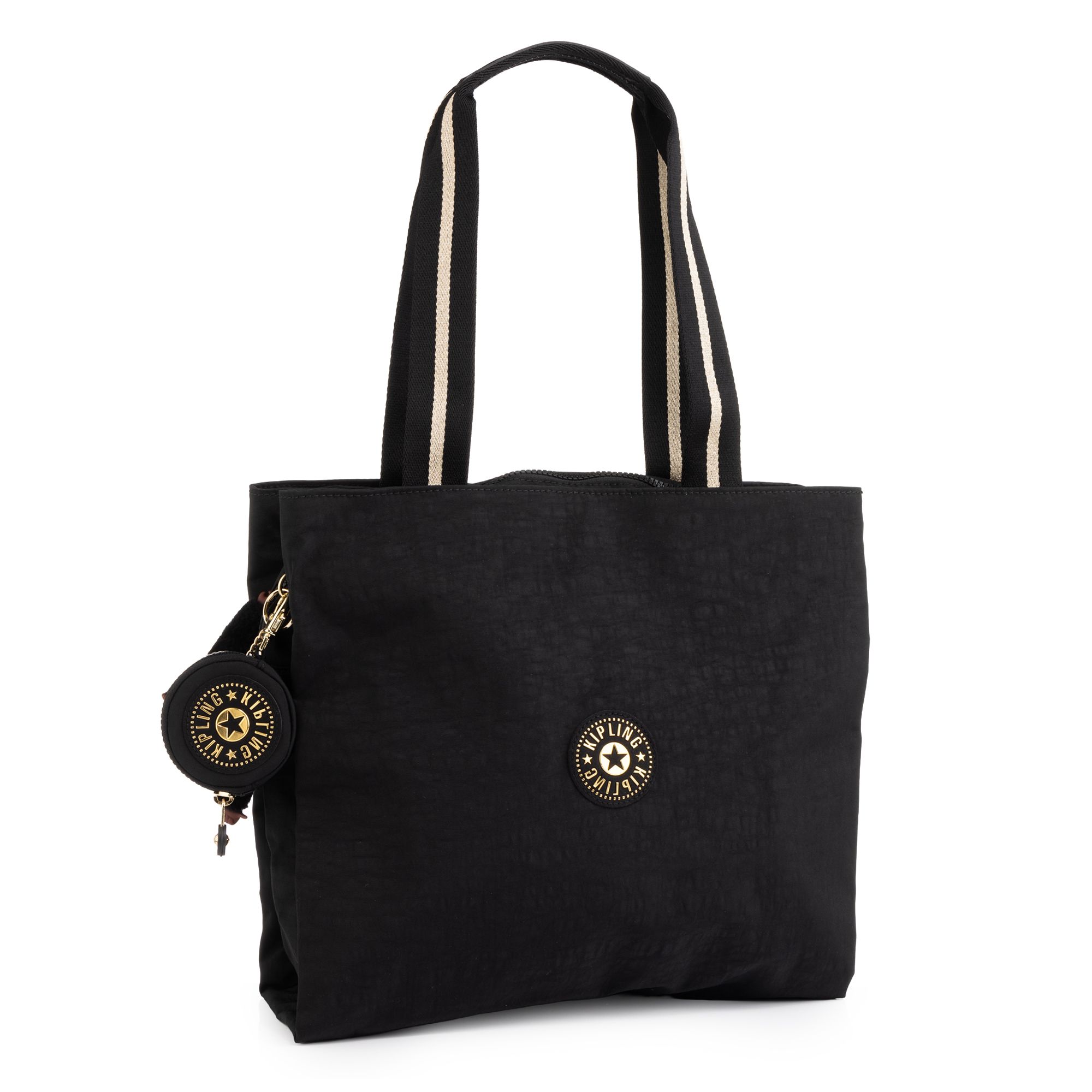 KIPLING® Schultertasche Anusha 3 Hauptfächer Glamour-Logo