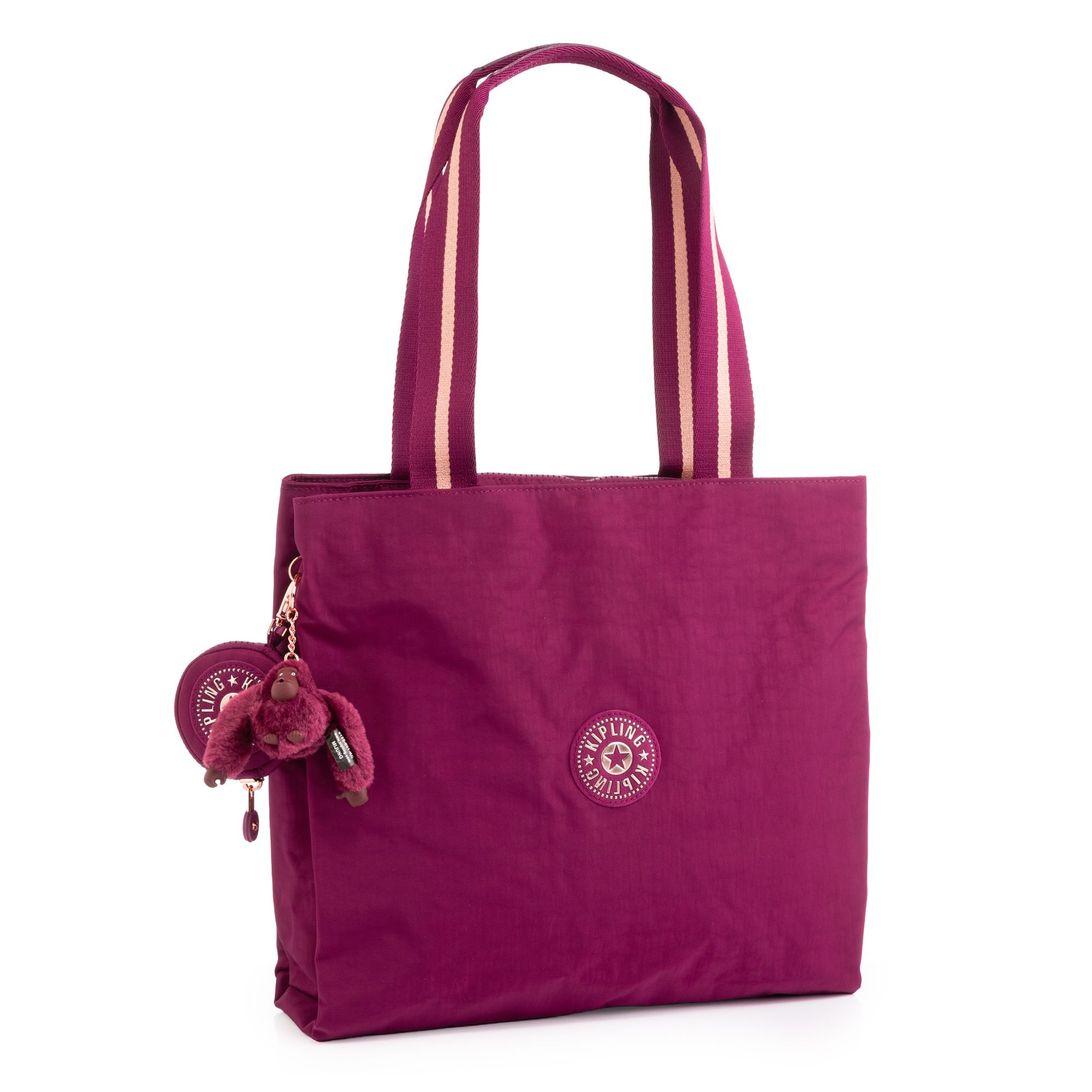 KIPLING® Schultertasche Anusha 3 Hauptfächer Glamour-Logo