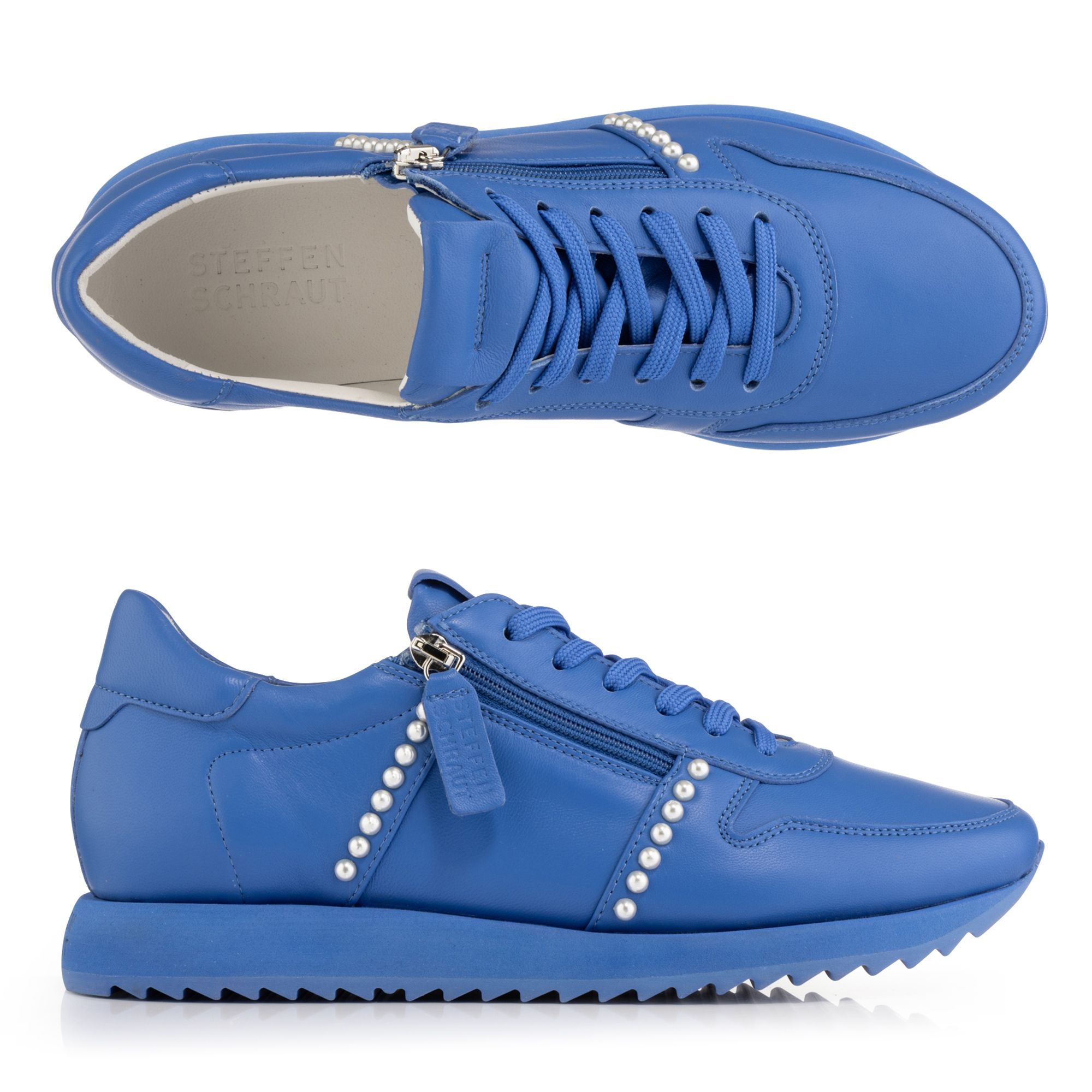 STEFFEN SCHRAUT by Kennel & Schmenger Damen-Sneaker echt Leder Reißverschluss