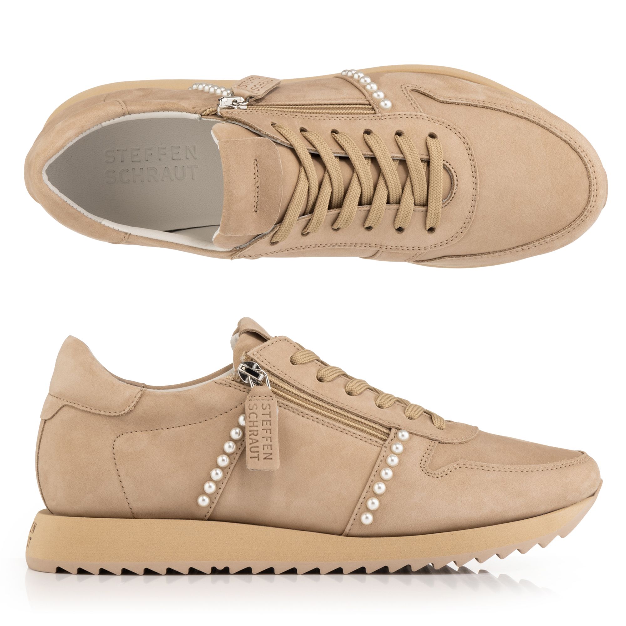 STEFFEN SCHRAUT by Kennel & Schmenger Damen-Sneaker echt Leder Reißverschluss