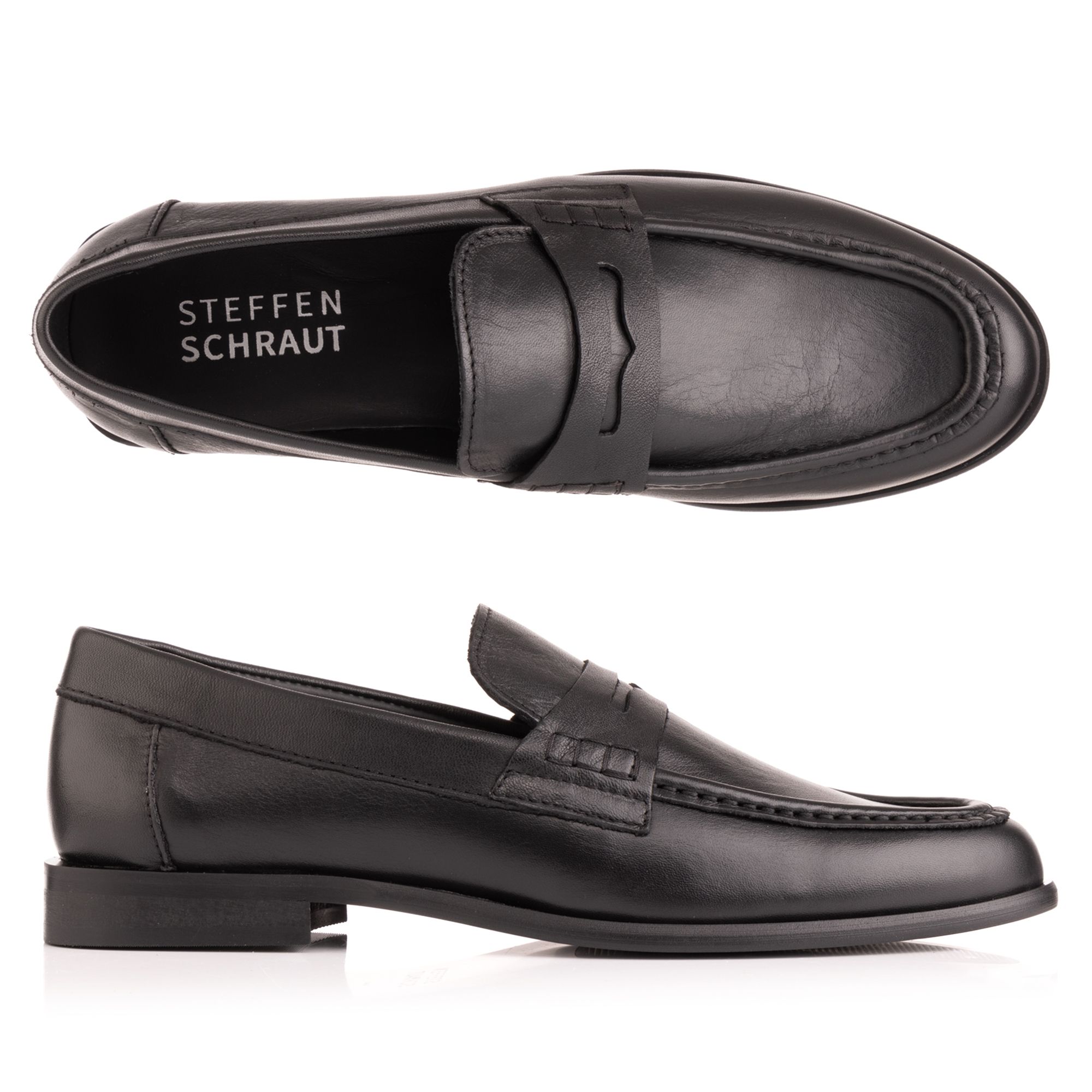STEFFEN SCHRAUT Damen-Mokassin Nappa-Leder soft gepolstert Made in Portugal