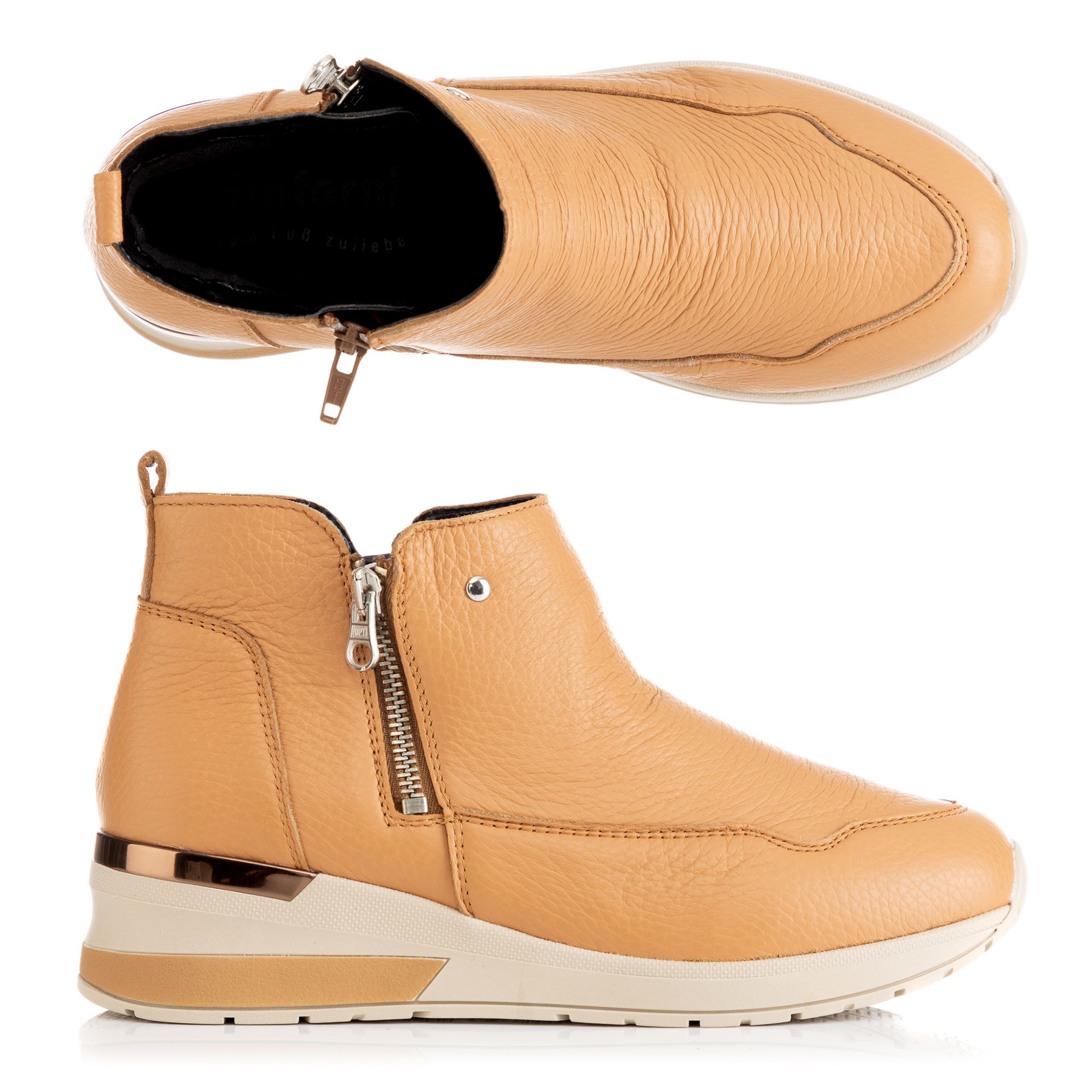 VITAFORM Damen-Stiefelette Hirschleder Shock Absorber Sohle Nina