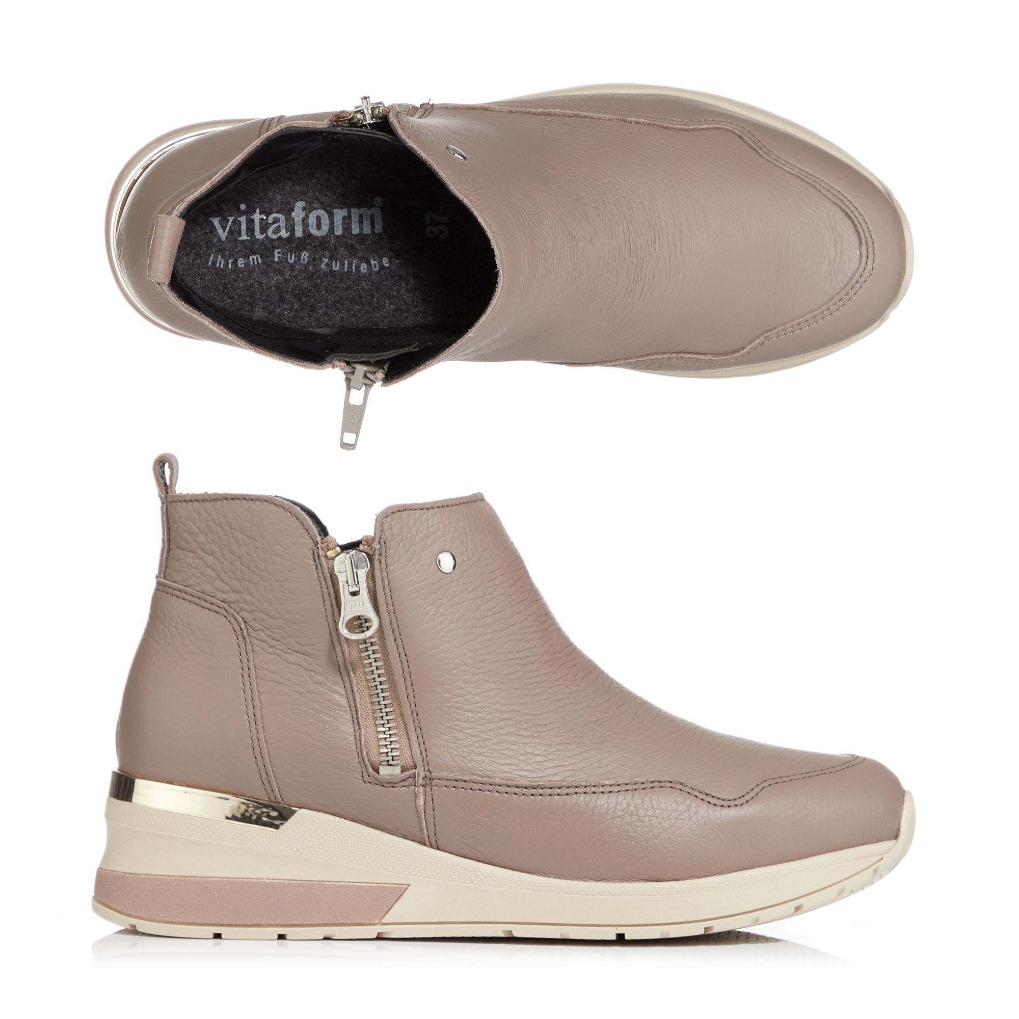 VITAFORM Damen-Stiefelette Hirschleder Shock Absorber Sohle Nina