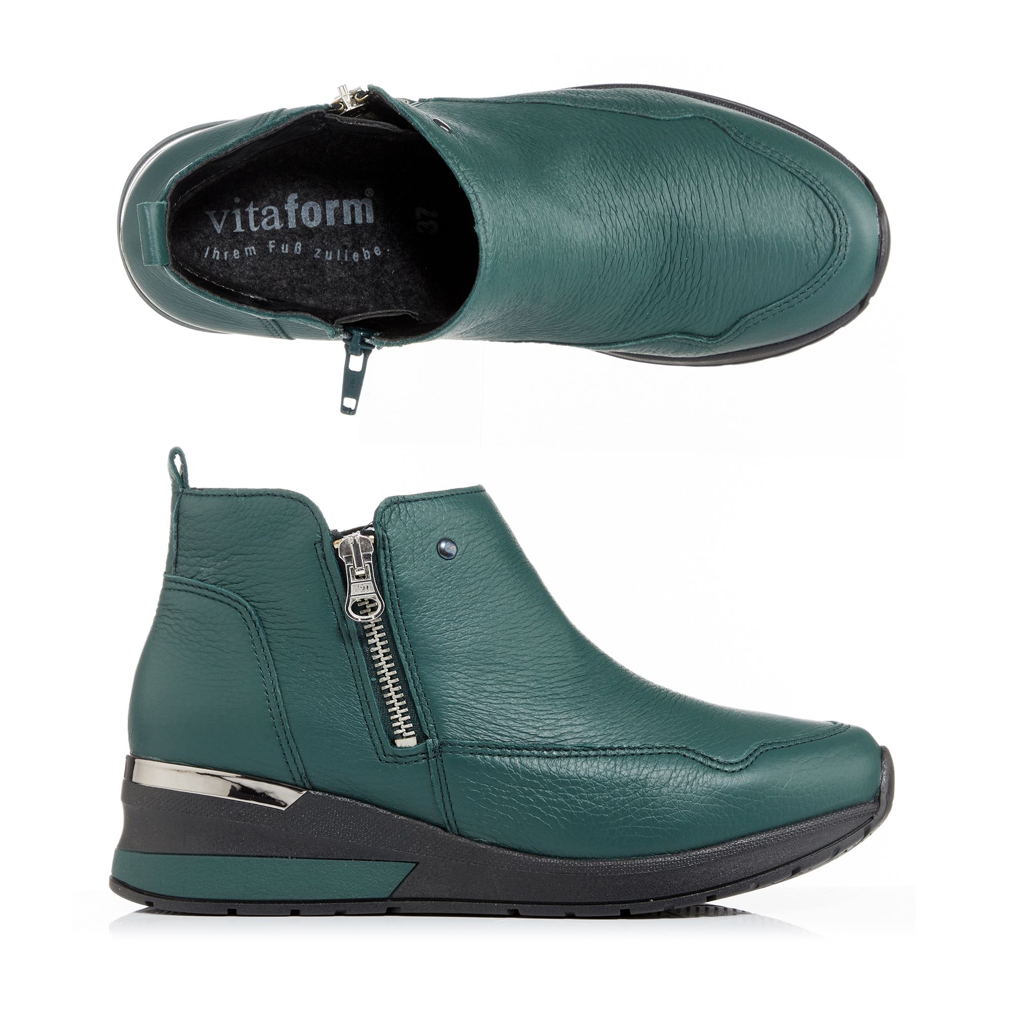 VITAFORM Damen-Stiefelette Hirschleder Shock Absorber Sohle Nina