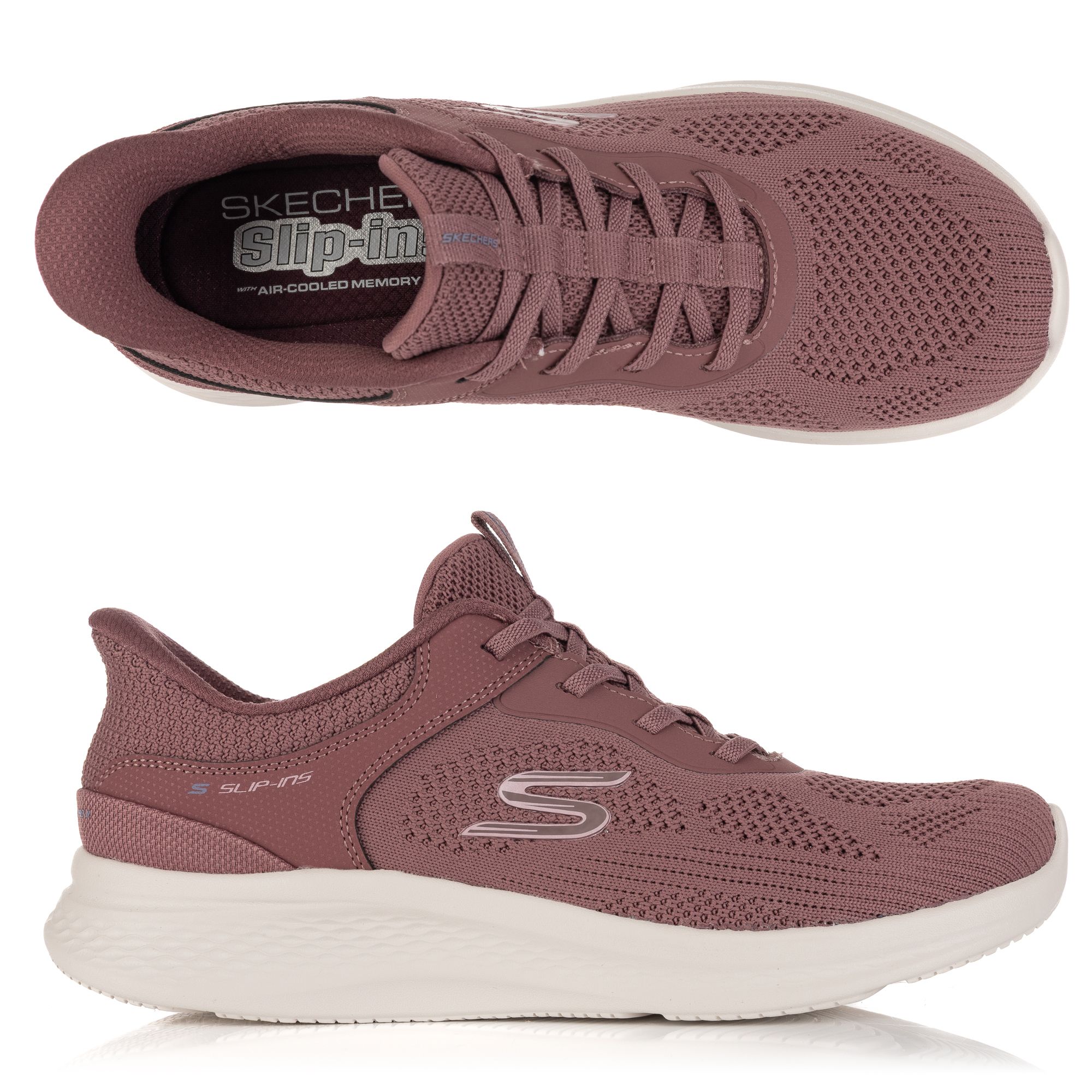 SKECHERS Damen-Slipper Skech Lite Pro 2.0 Strick Hands Free Slip-Ins®