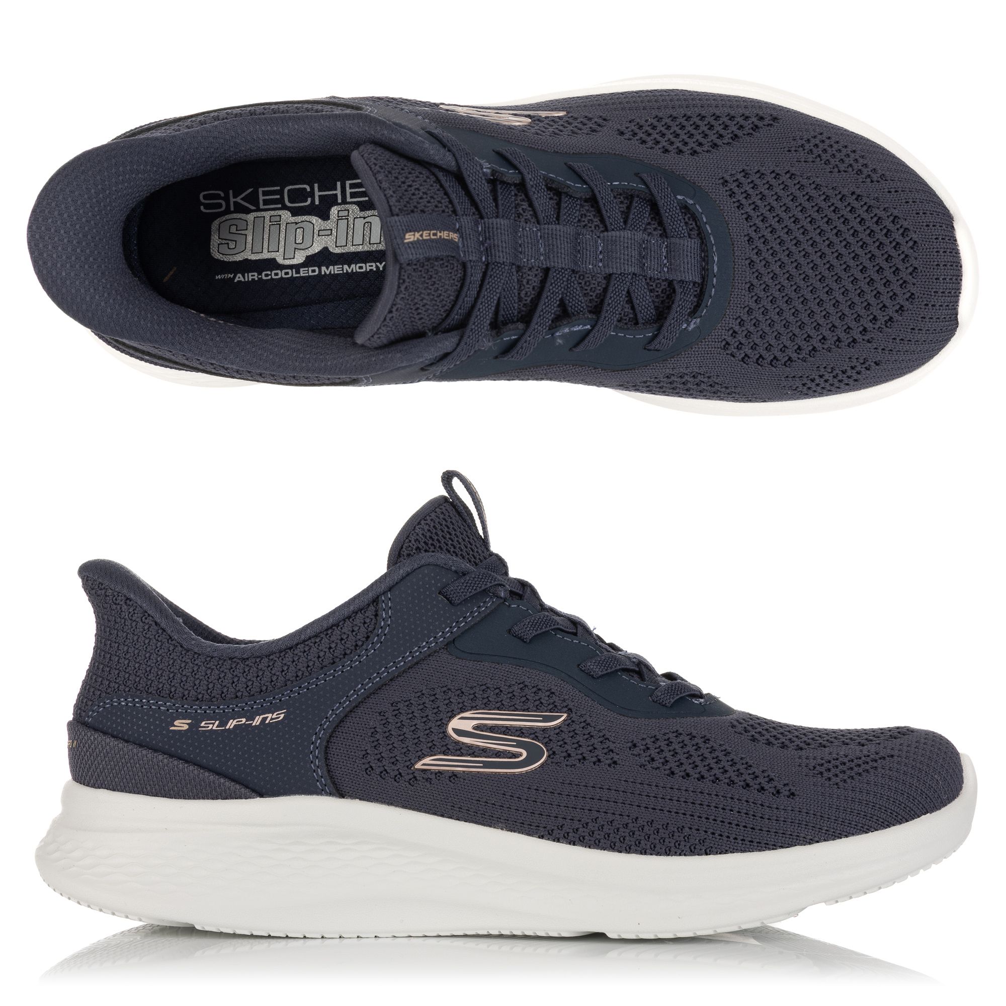 SKECHERS Damen-Slipper Skech Lite Pro 2.0 Strick Hands Free Slip-Ins®