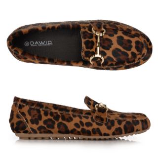 DAWID by Dawid Tomaszewski Loafer Leopard Zier-Schnalle