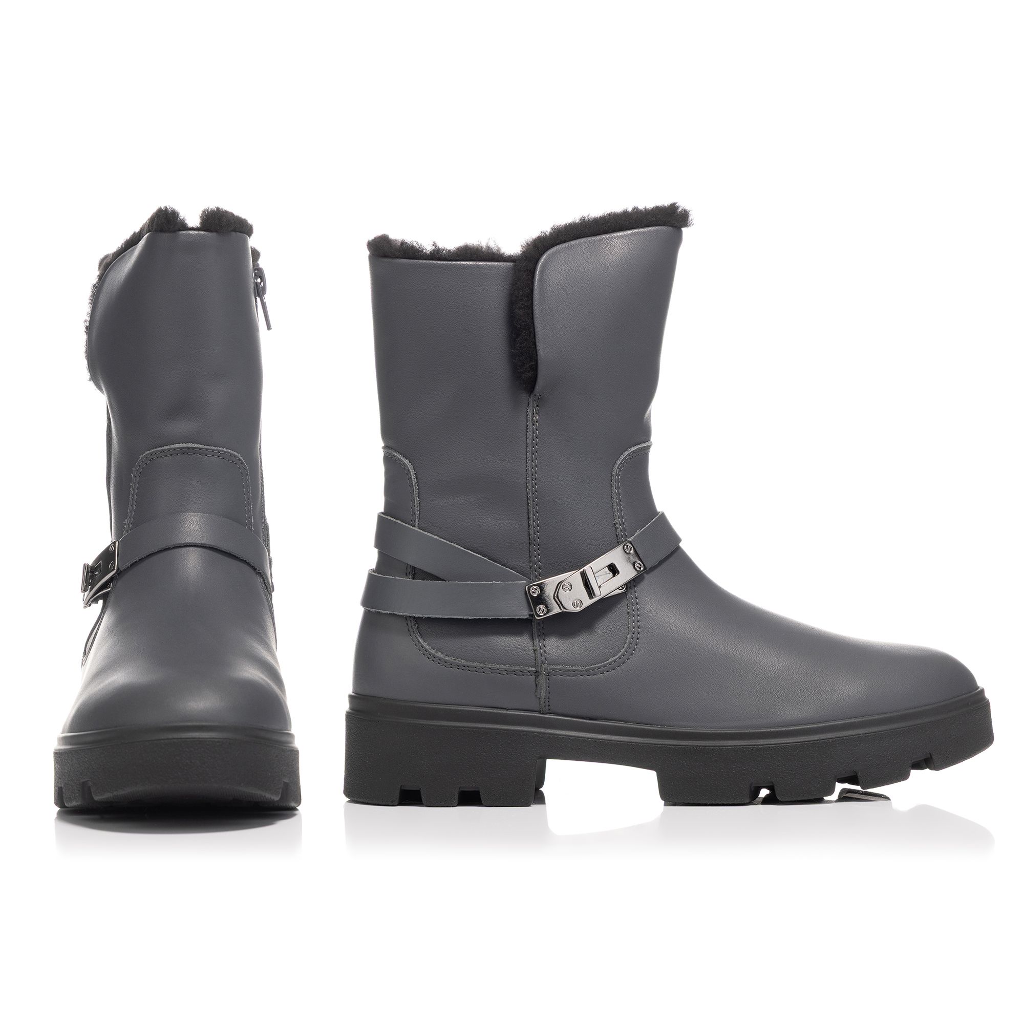 VITAFORM Damen-Stiefel Softnappa Zierverschluss Sohle Antonia