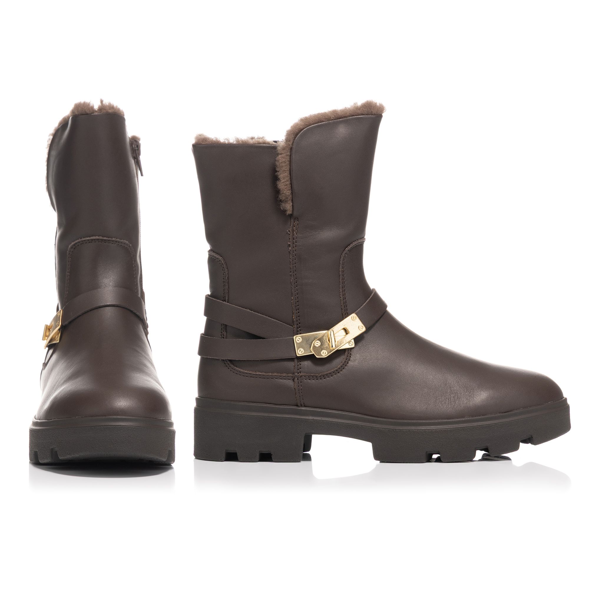 VITAFORM Damen-Stiefel Softnappa Zierverschluss Sohle Antonia