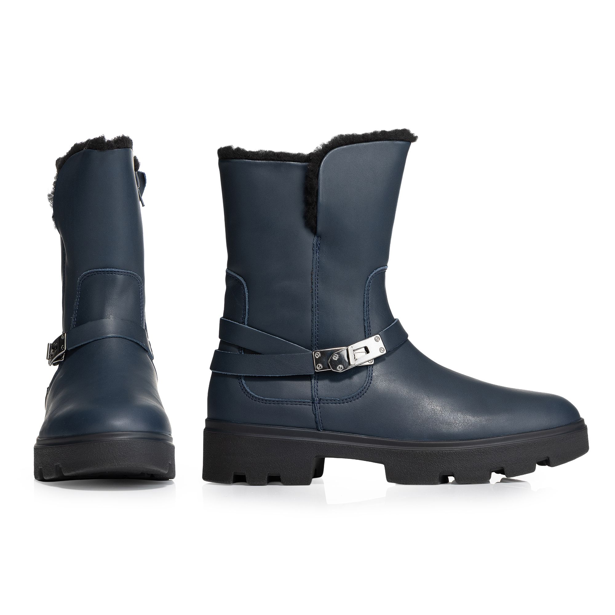 VITAFORM Damen-Stiefel Softnappa Zierverschluss Sohle Antonia