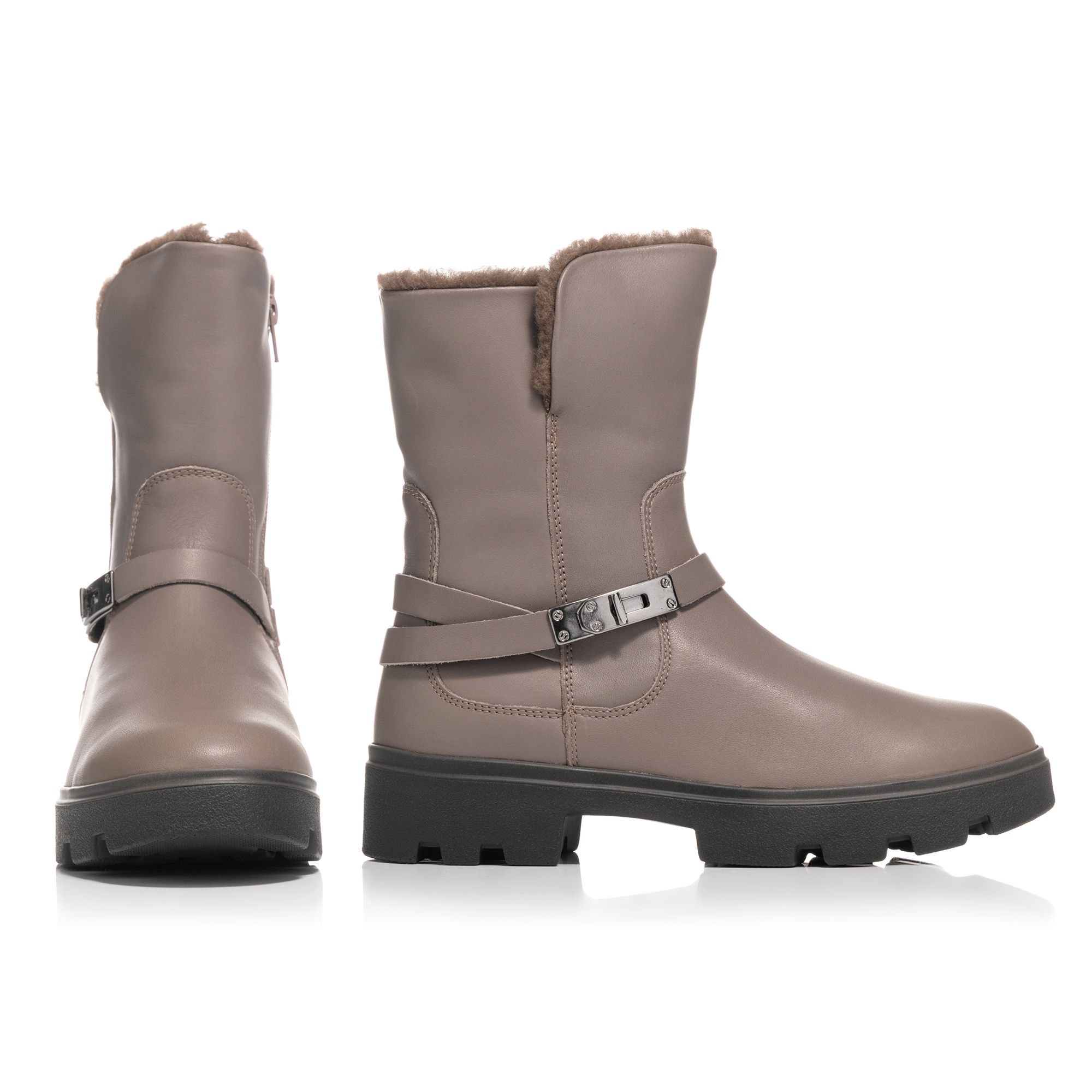 VITAFORM Damen-Stiefel Softnappa Zierverschluss Sohle Antonia