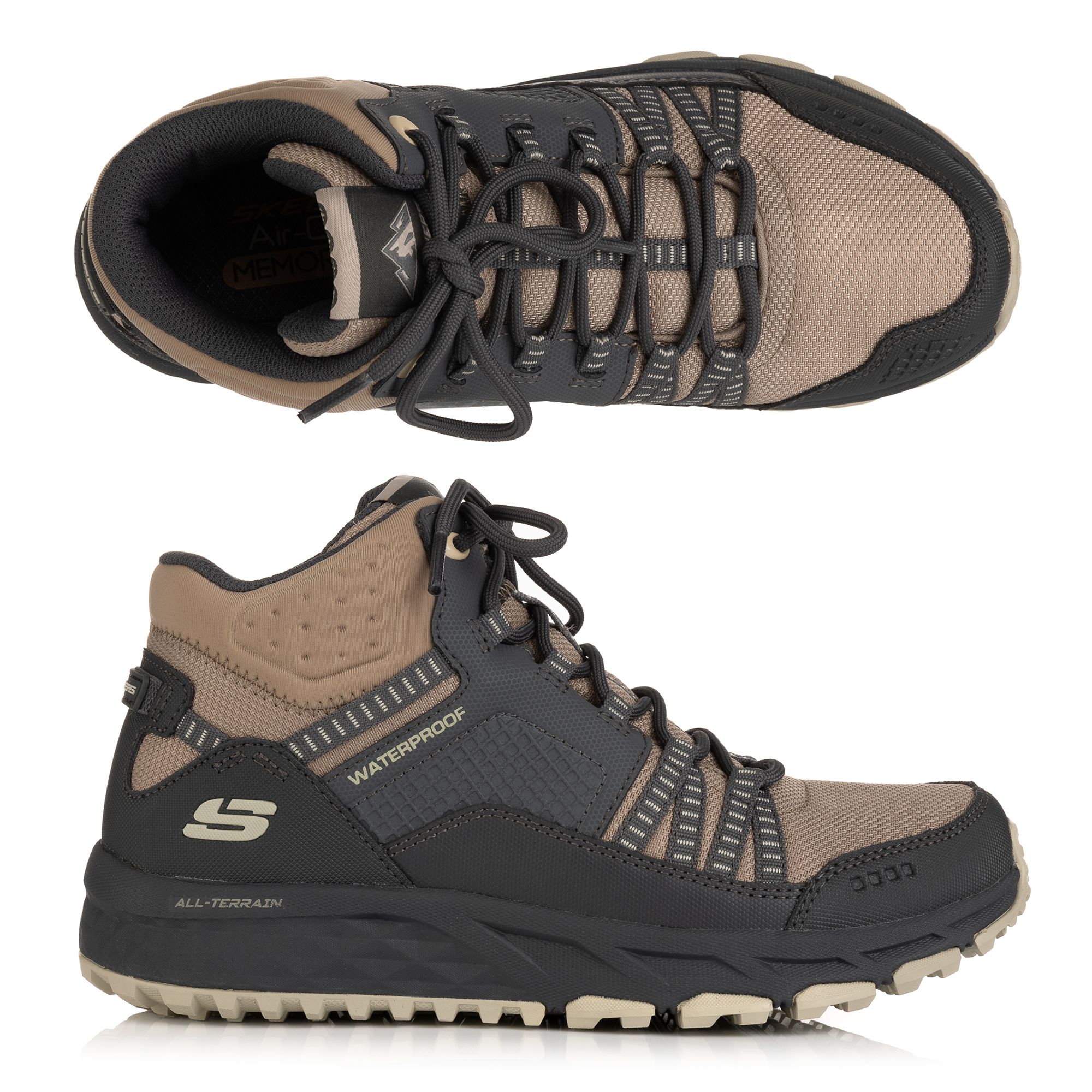 SKECHERS Damen-Trekkingschuh Escape Plan Materialmix Memory Foam