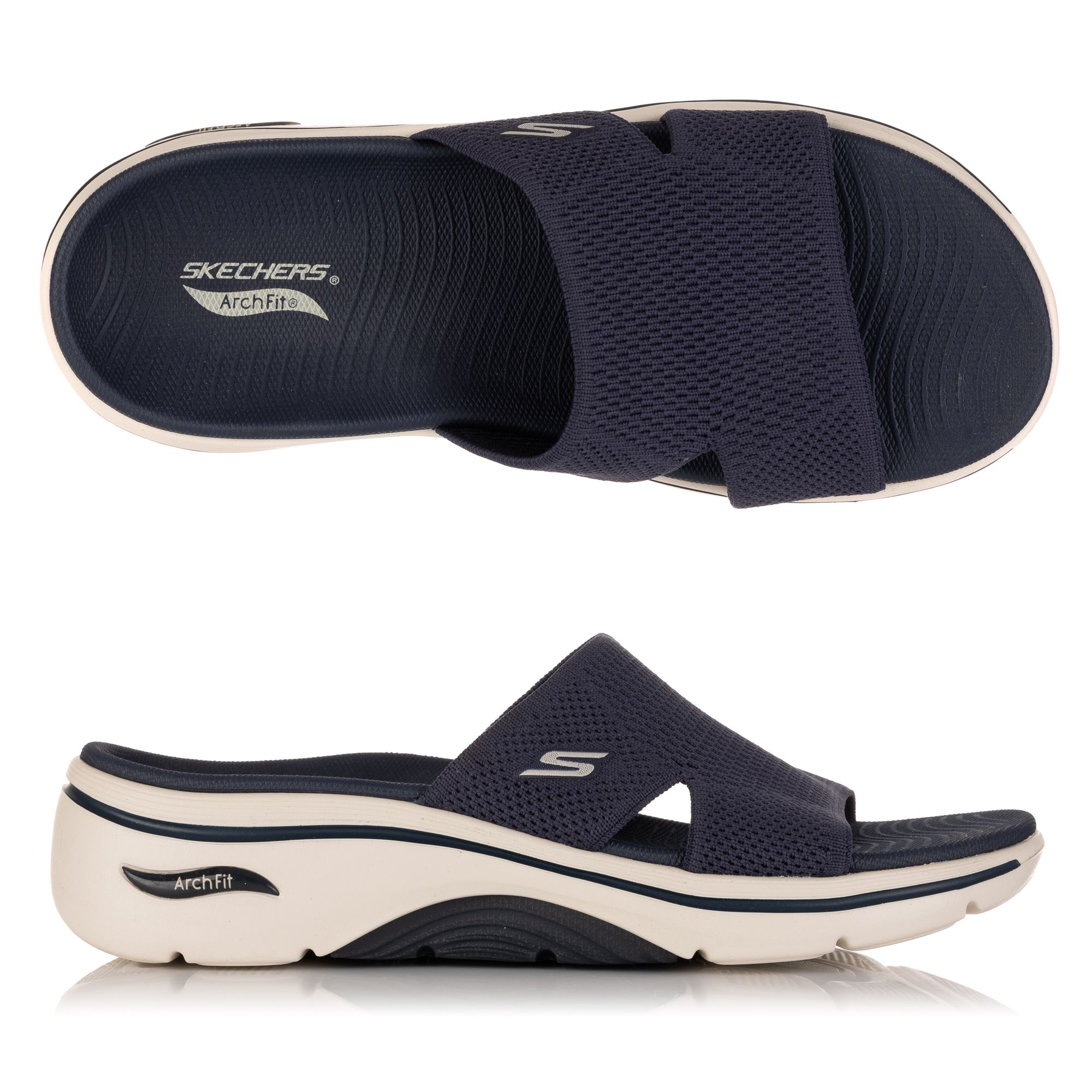 SKECHERS Damen-Pantolette Dakota-Go Walk Arch Funktionsstrick Arch Fit®-Fußbett