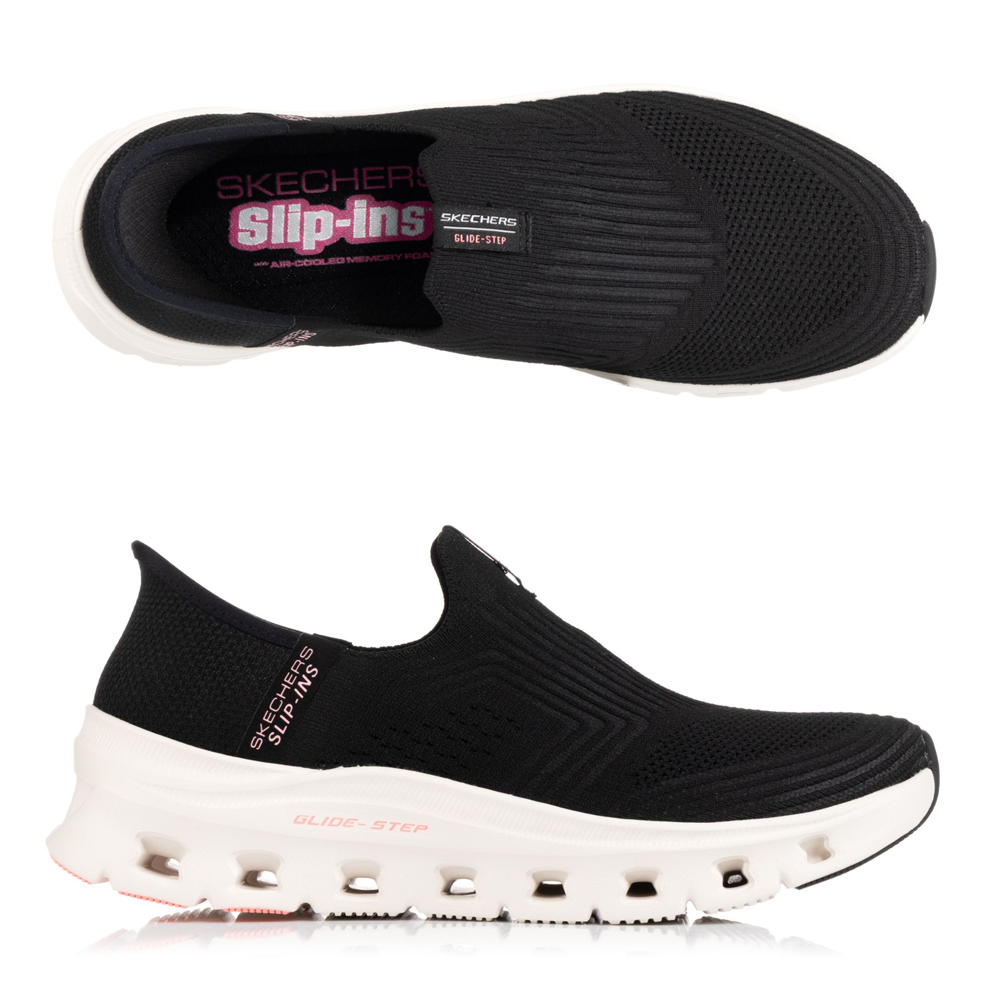 SKECHERS Damen-Slipper Gilde Step Pro Funktionsstrick Hands Free Slip-ins®
