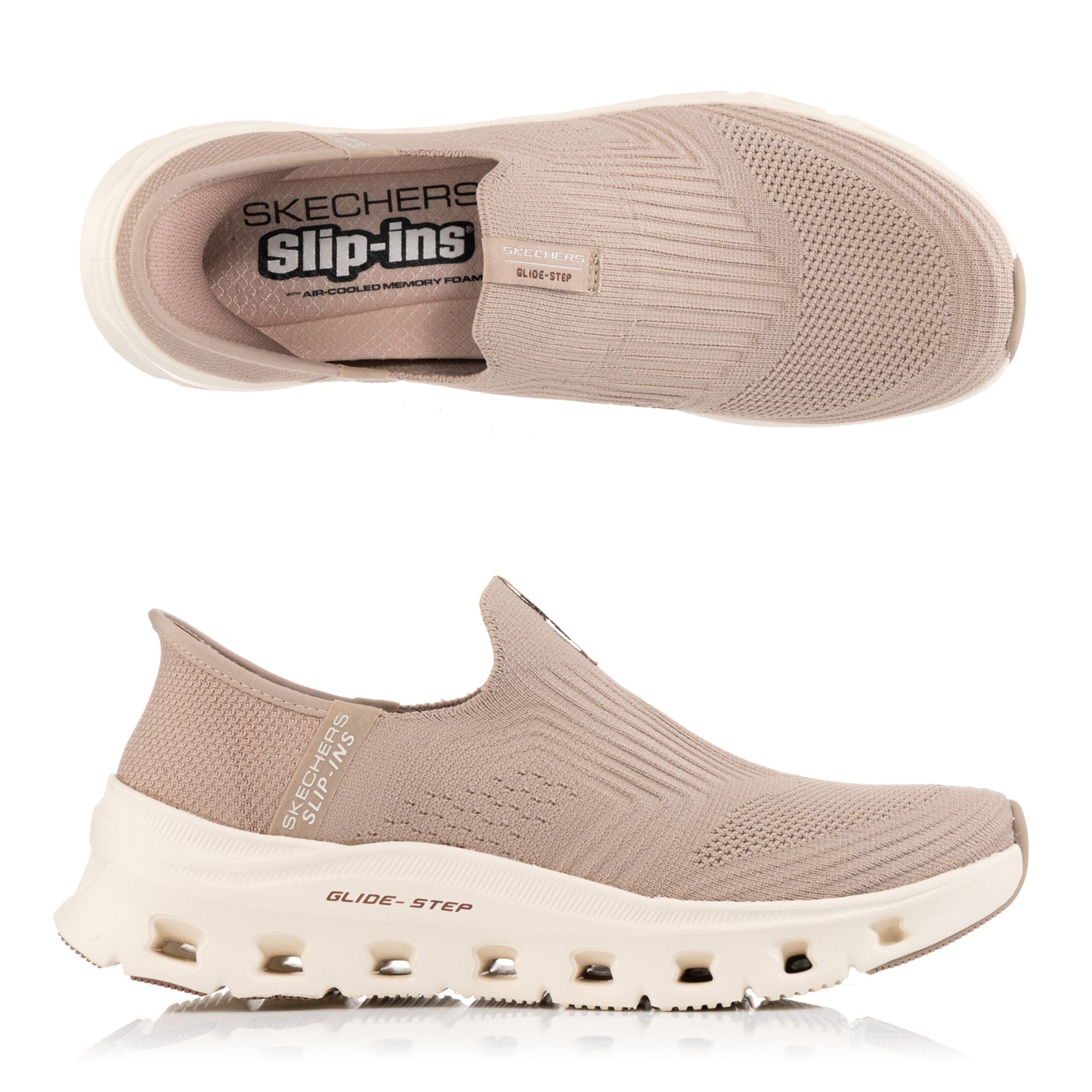 SKECHERS Damen-Slipper Gilde Step Pro Funktionsstrick Hands Free Slip-ins®