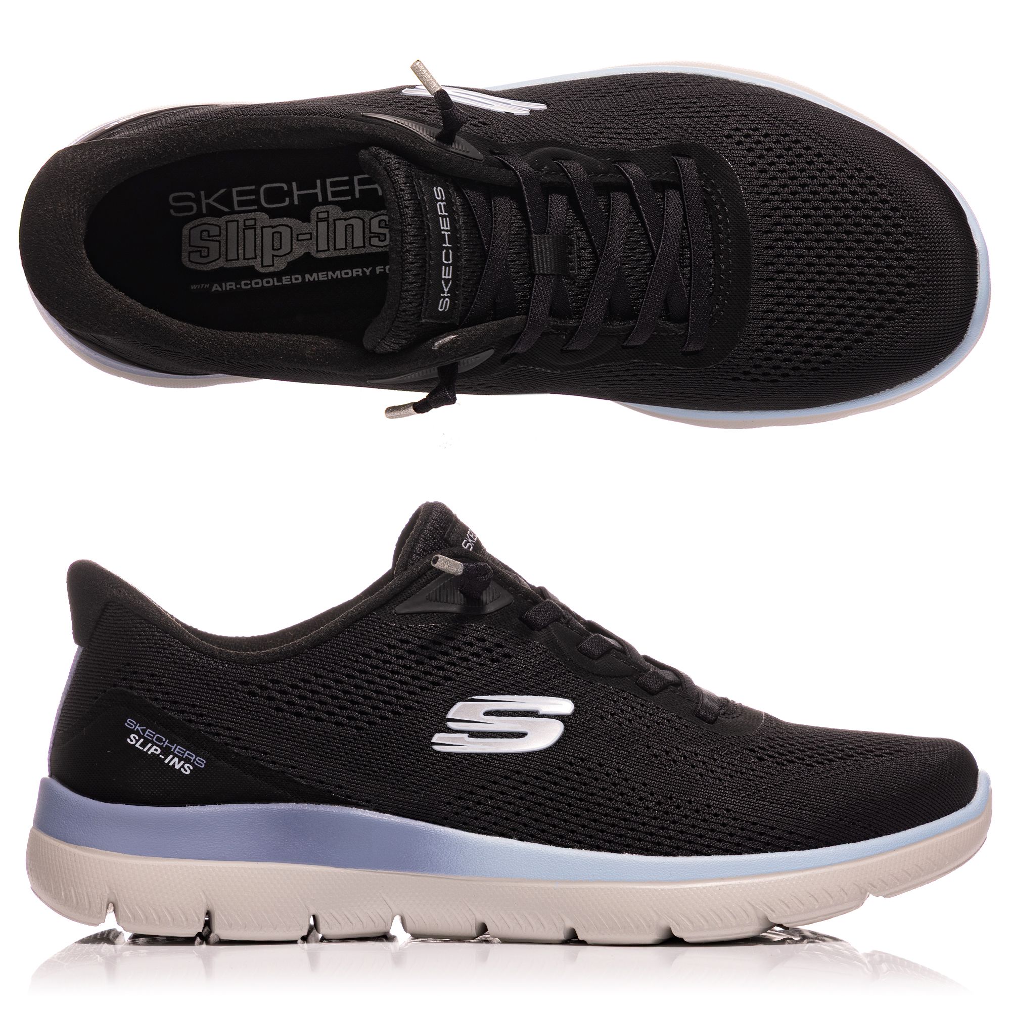SKECHERS Damen-Slipper Summits-Sweet Skies Mesh Hands Free Slip-Ins®