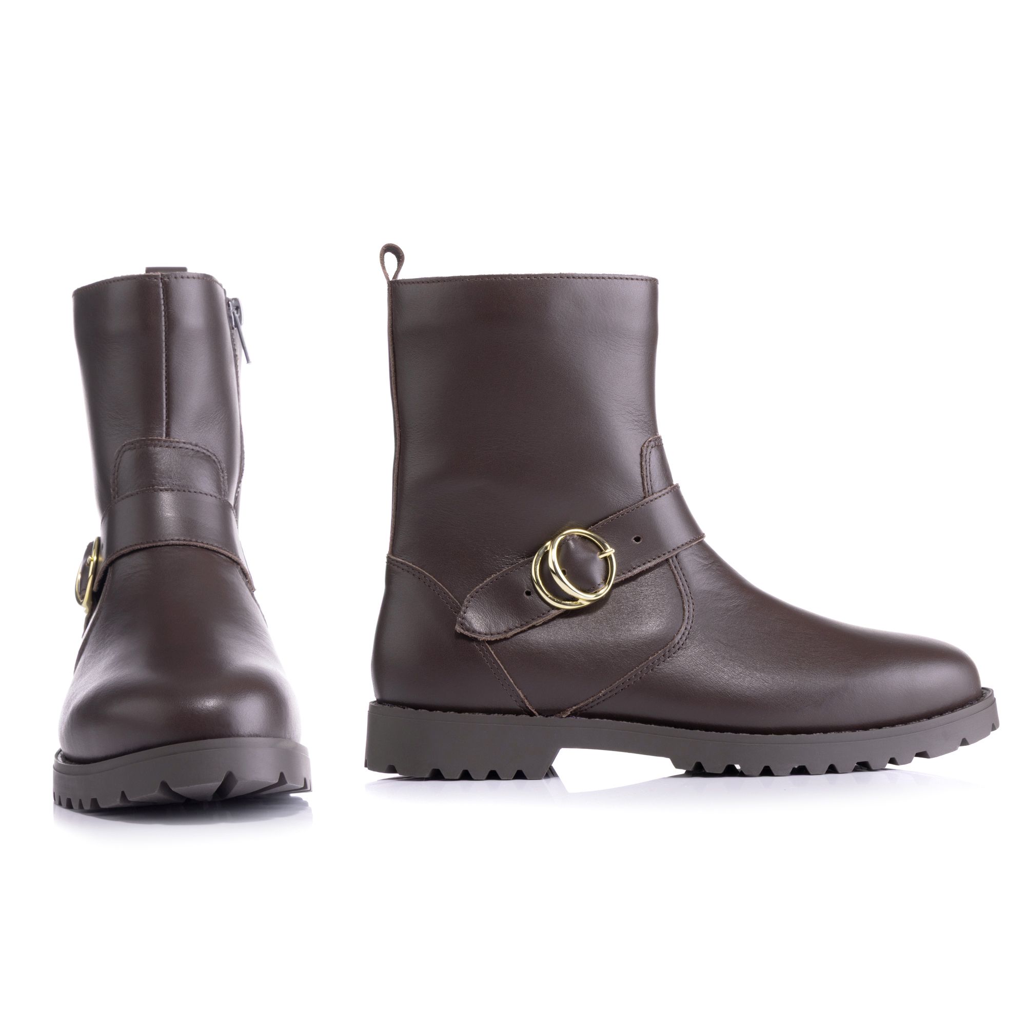 VITAFORM Damen-Bikerboot Softnappa Zierschnalle Sohle Tara
