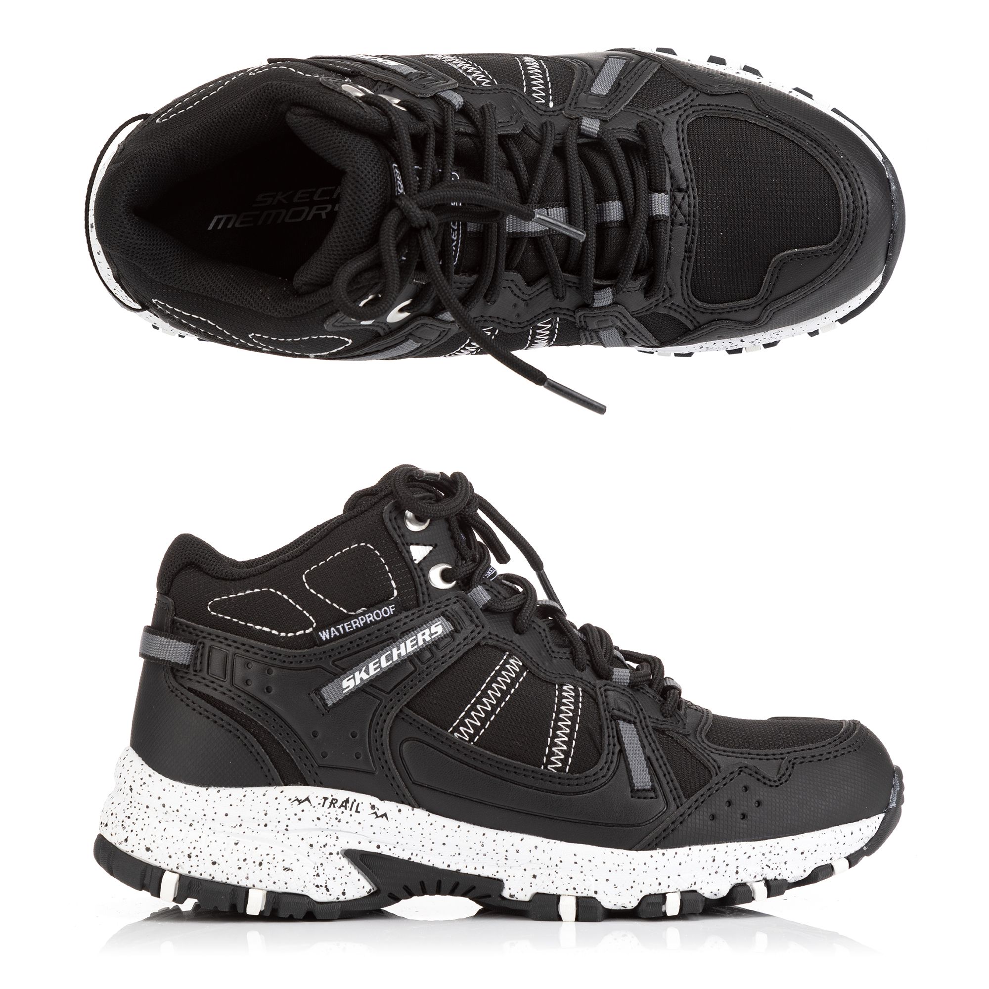 SKECHERS Damen-Trekkingschuh Hillcrest Bound Peak Materialmix Memory Foam