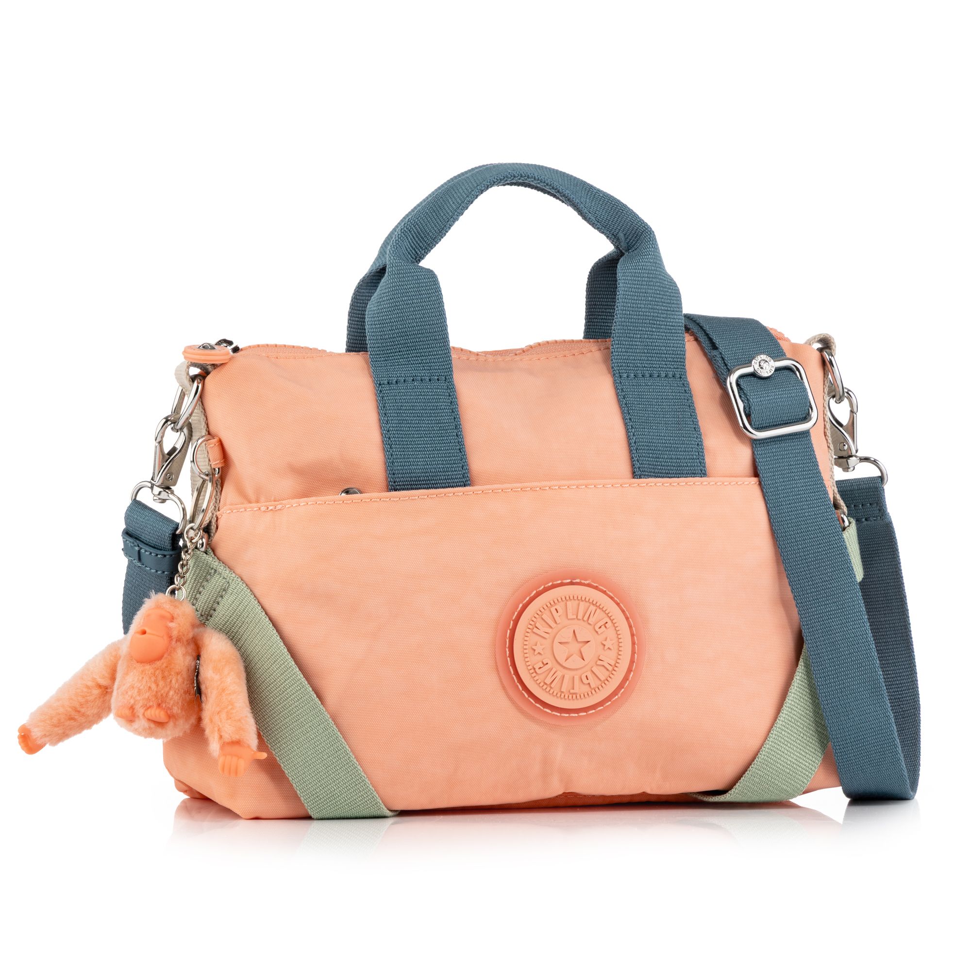 KIPLING® Midi-Umhängetasche Marthyna Color-Block-Details abnehmbarer Riemen