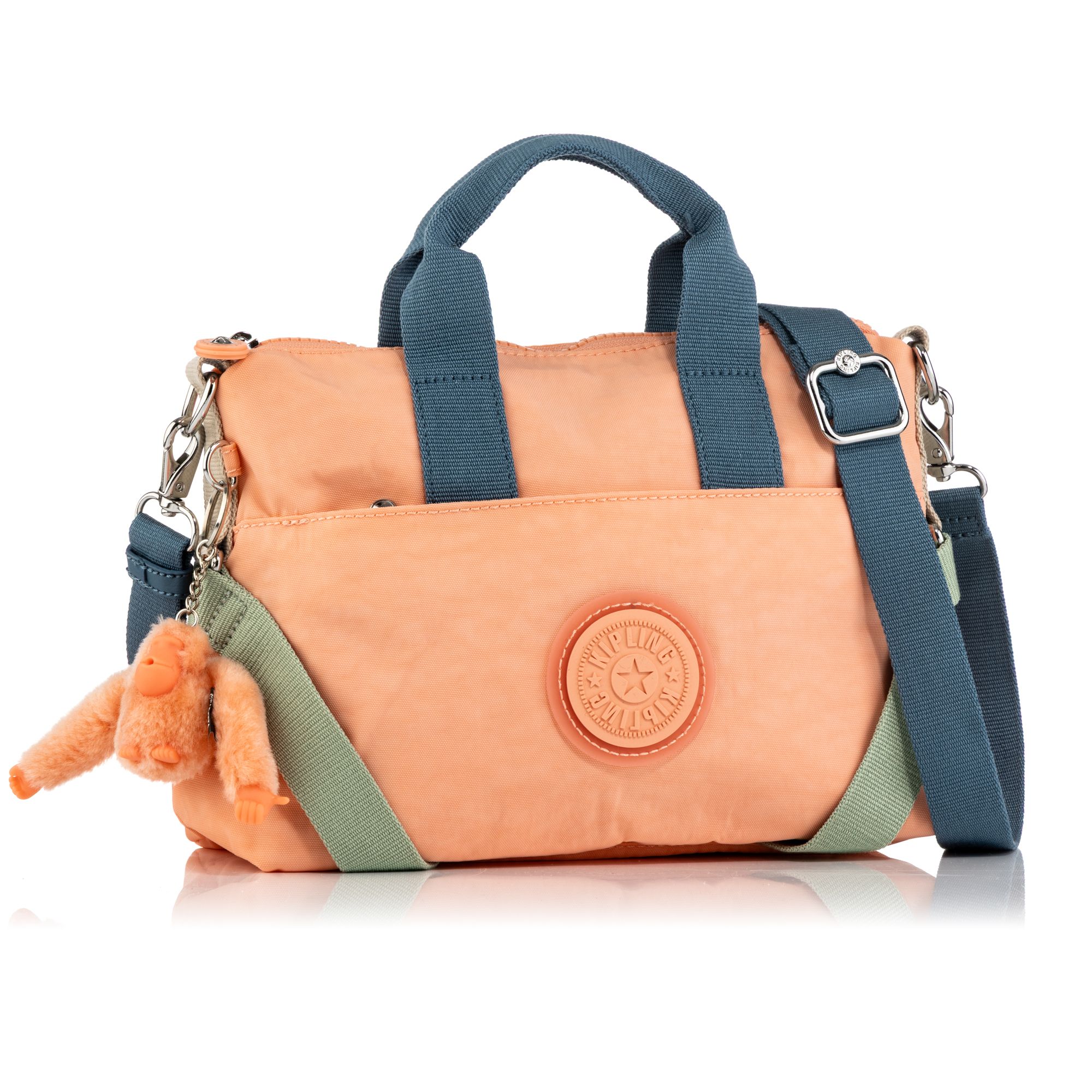 KIPLING® Midi-Umhängetasche Marthyna Color-Block-Details abnehmbarer Riemen