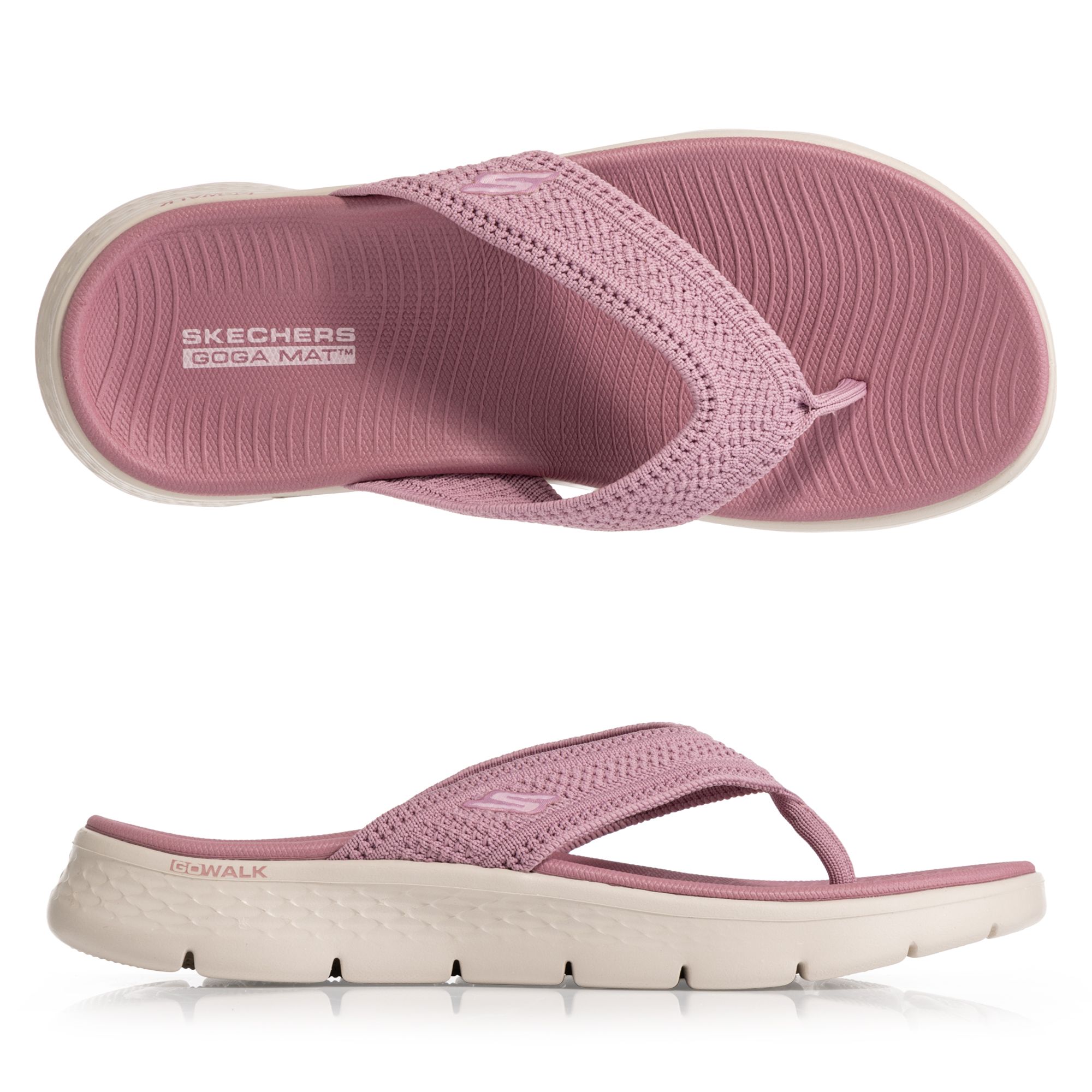 SKECHERS Damen-Pantolette Go Walk Flex-Holly Strick ULTRA GO® Dämpfung