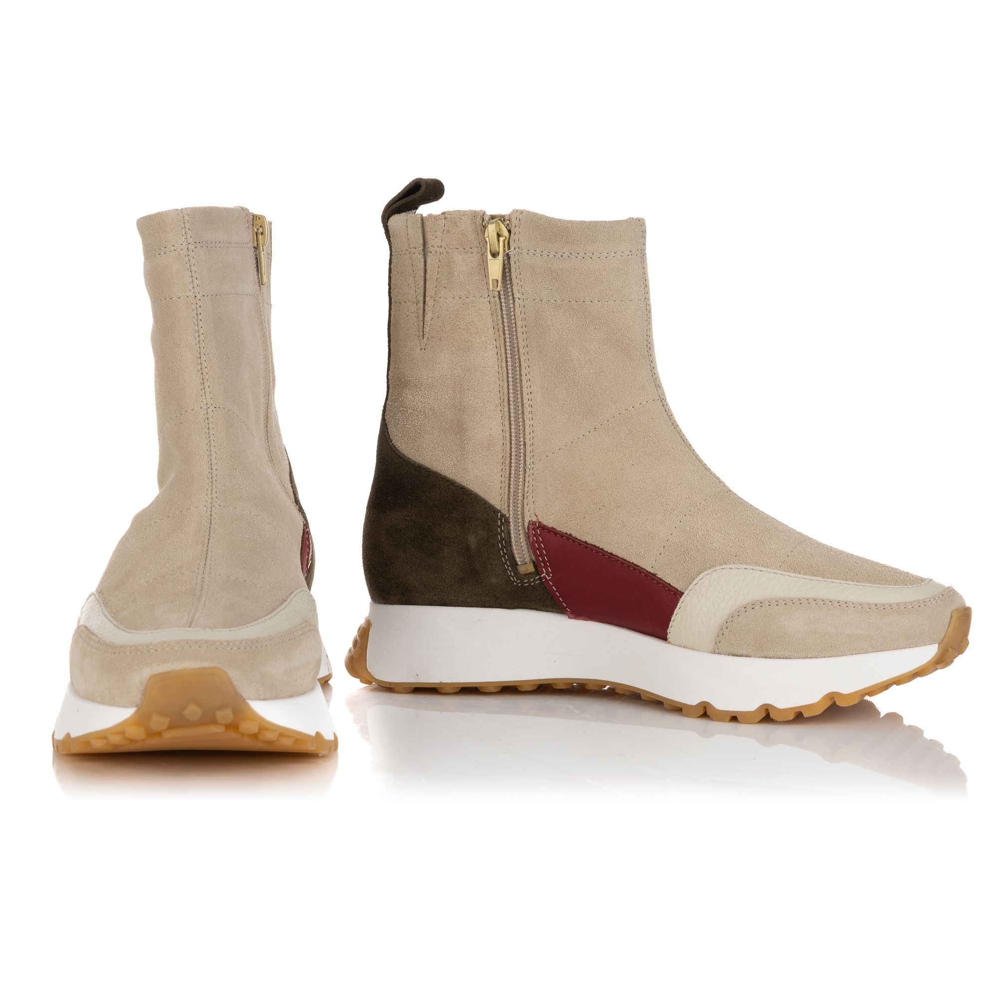 DAWID by Dawid Tomaszewski Damen-Stiefelette echt Leder Leder-Mix