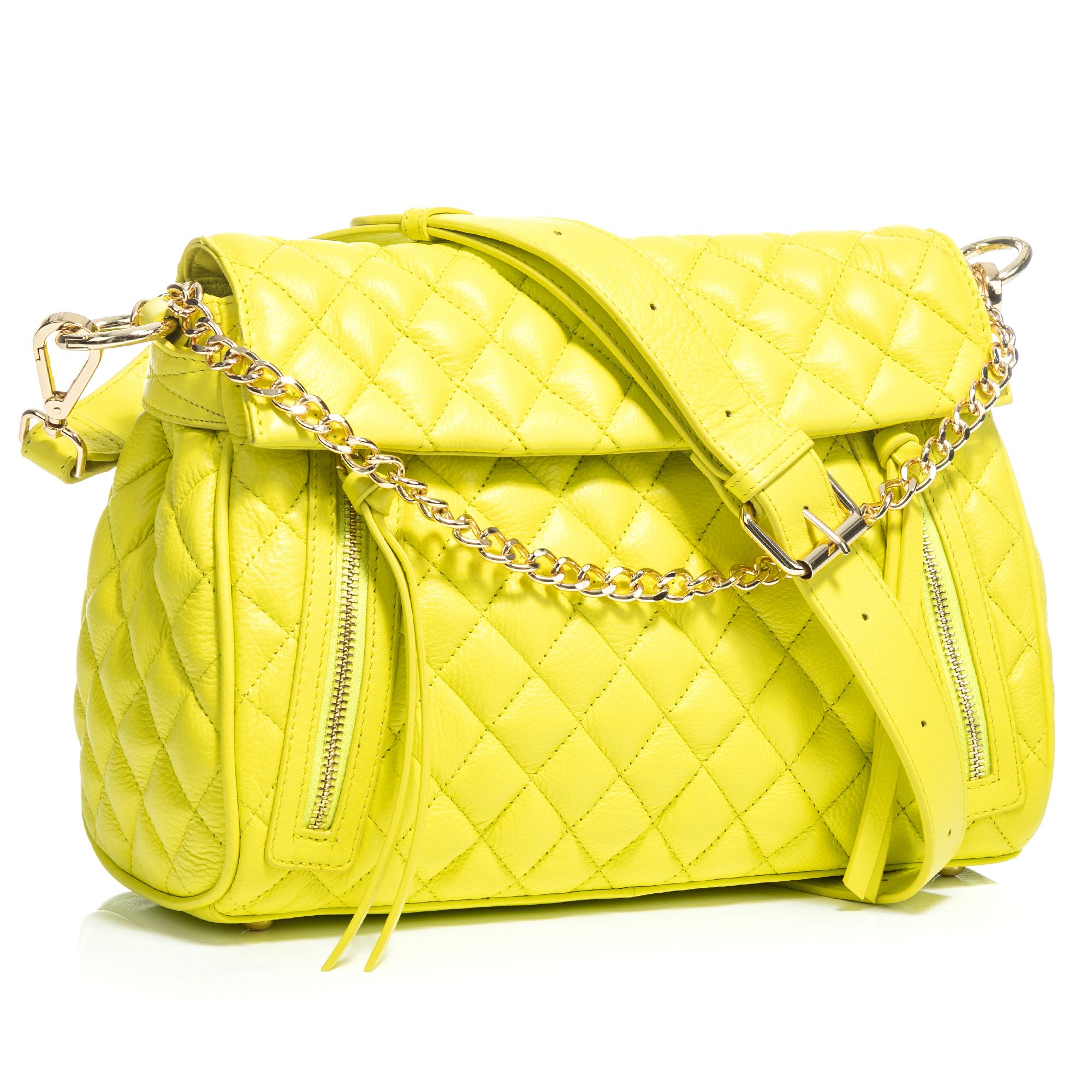 DAWID by Dawid Tomaszewski Henkeltasche echt Leder Rautensteppung