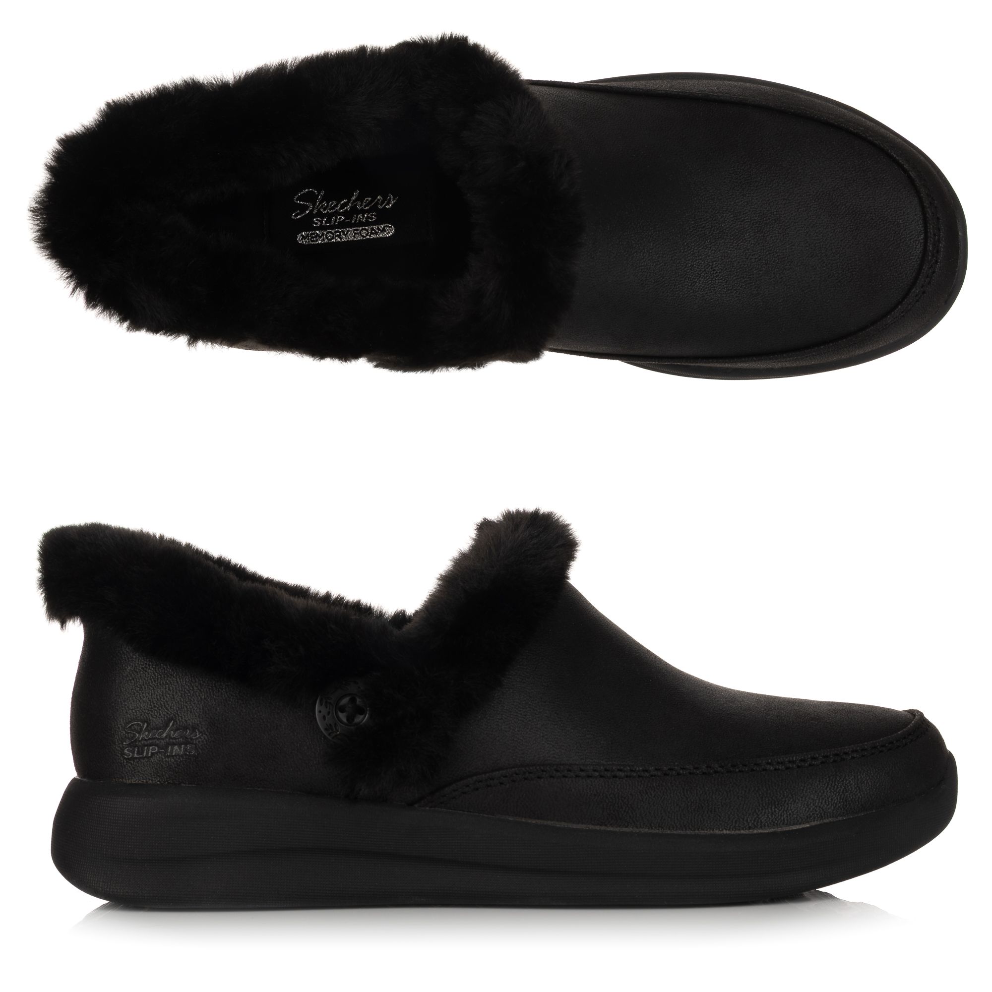 SKECHERS Damen-Slipper Cozy Escape Materialmix Hands Free Slip-ins®