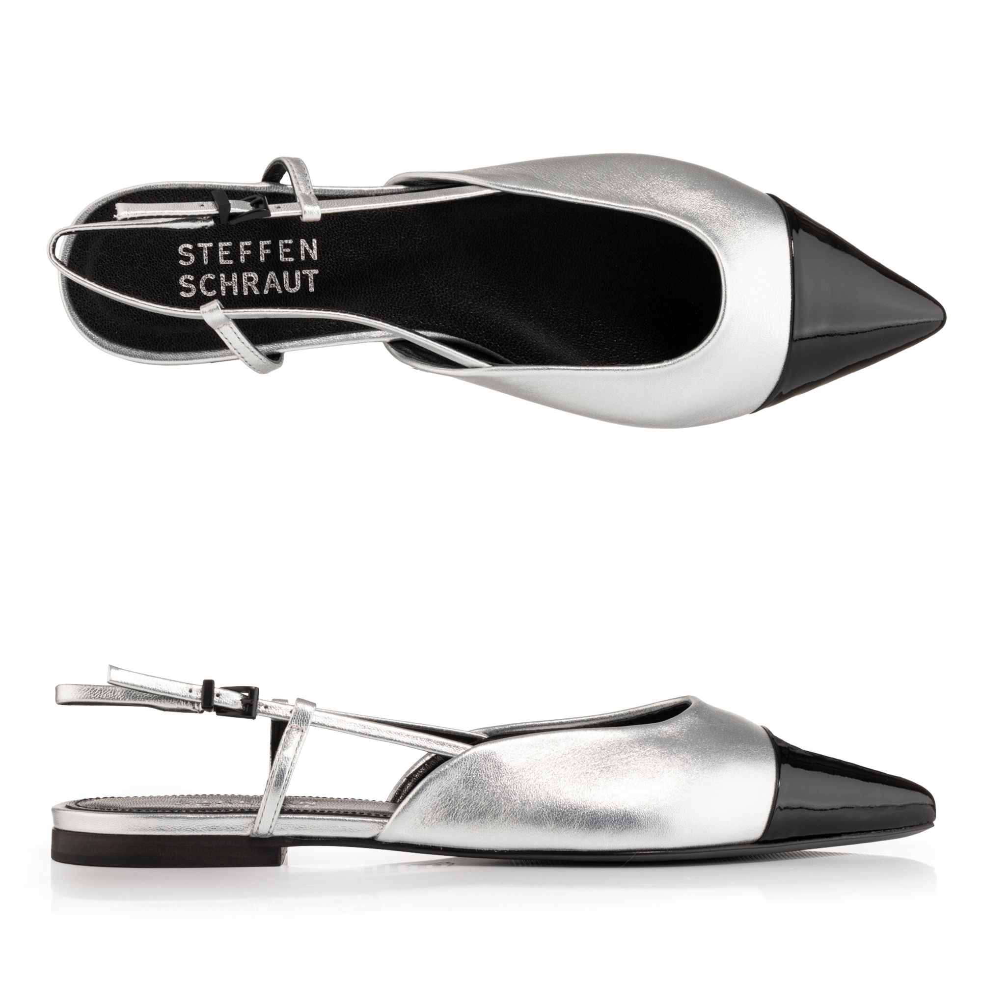 STEFFEN SCHRAUT by Kennel & Schmenger Damen-Slingback echt Leder verstellbare Riemen