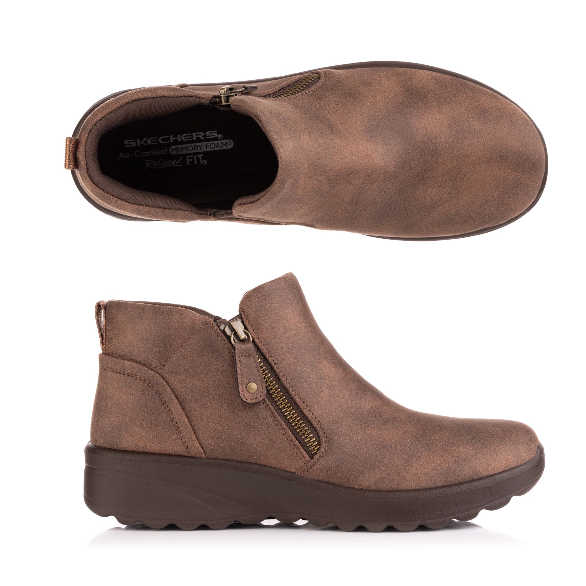 SKECHERS Damen-Stiefelette Lovely Vibe knöchelhoch seitl. Reißverschluss