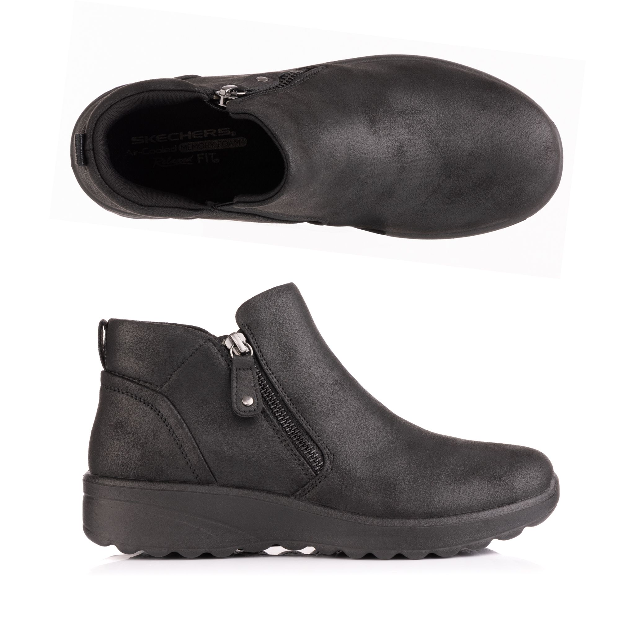 SKECHERS Damen-Stiefelette Lovely Vibe knöchelhoch seitl. Reißverschluss