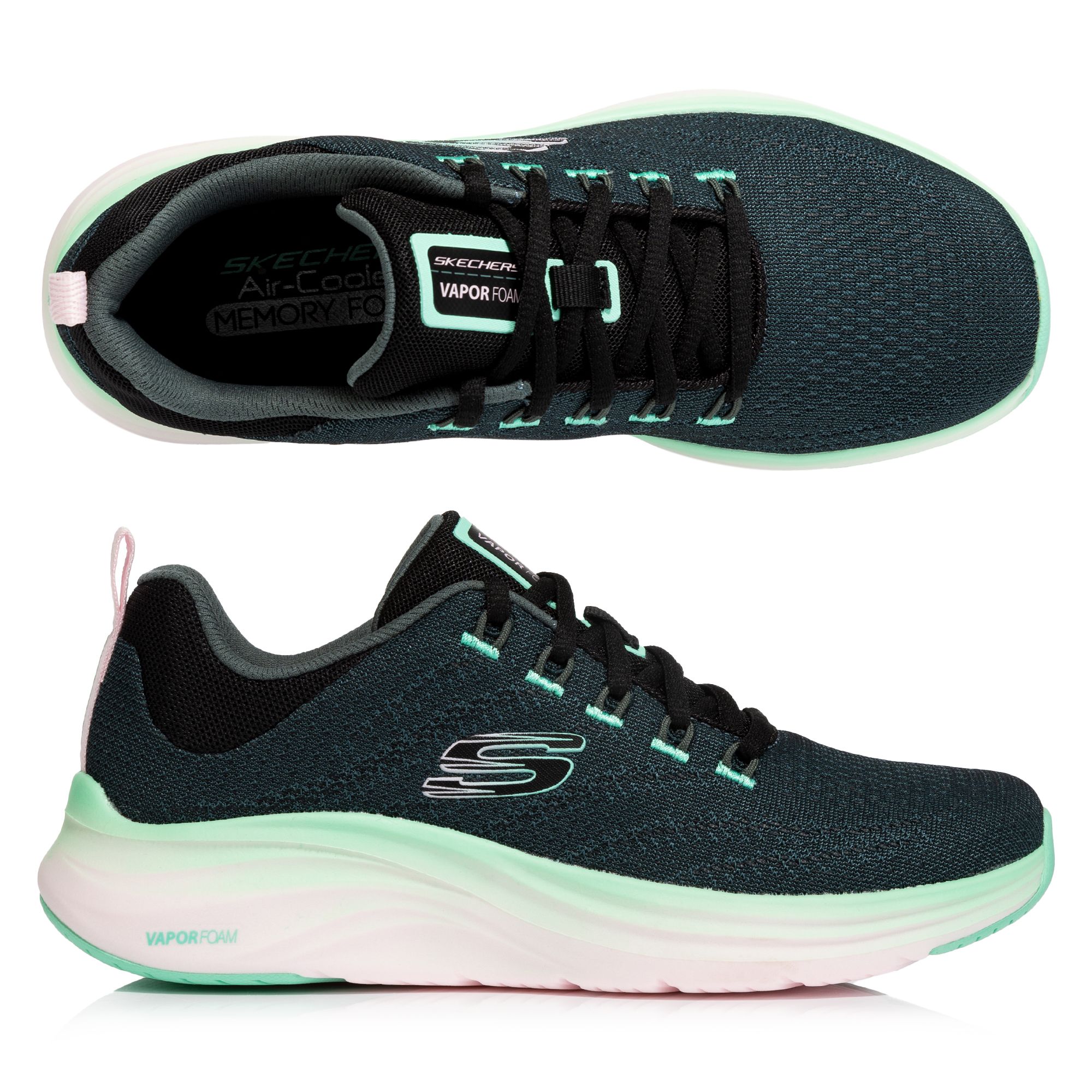 SKECHERS Damen-Sneaker Vapor Foam Jacquard Mesh Memory Foam