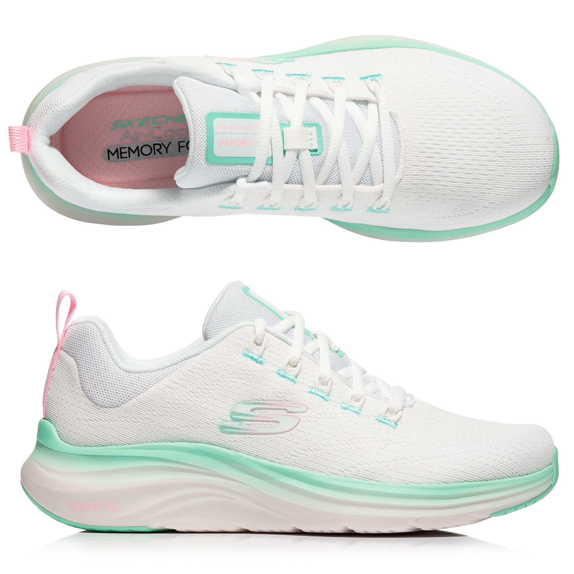 SKECHERS Damen-Sneaker Vapor Foam Jacquard Mesh Memory Foam