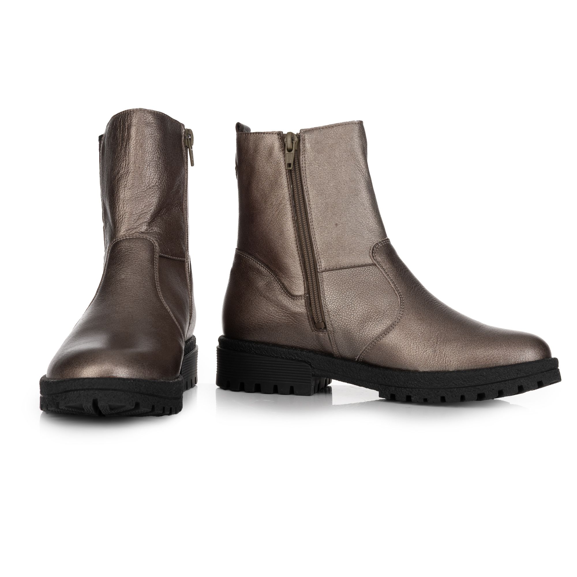 VITAFORM Damen-Stiefelette Softnappa Reißverschluss Sohle Natalie