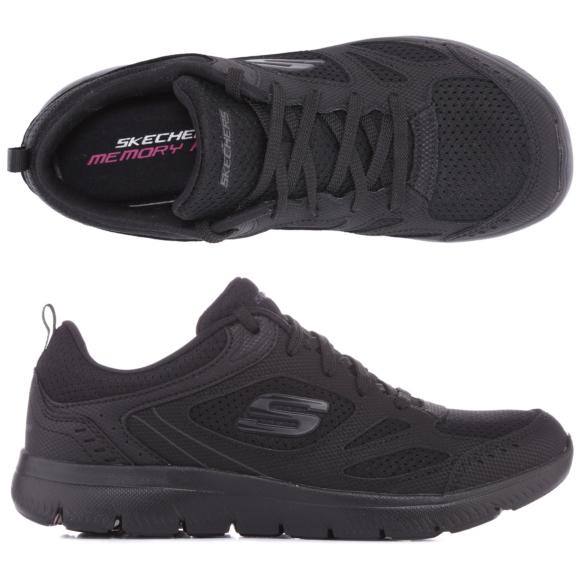 SKECHERS Damen-Sneaker Summits Materialmix Memory Foam