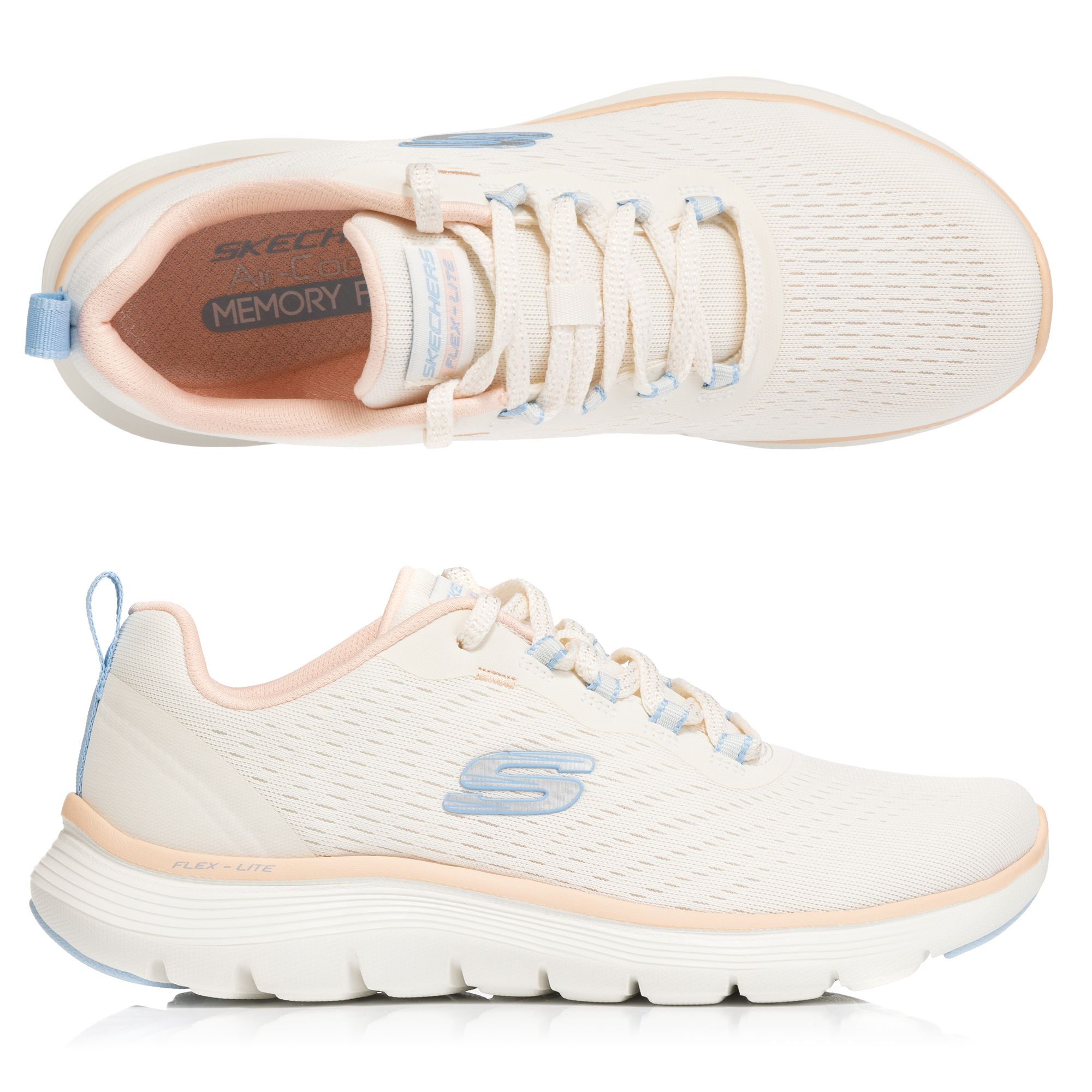 SKECHERS Damen-Sneaker Flex Appeal 5.0 Mesh Memory Foam